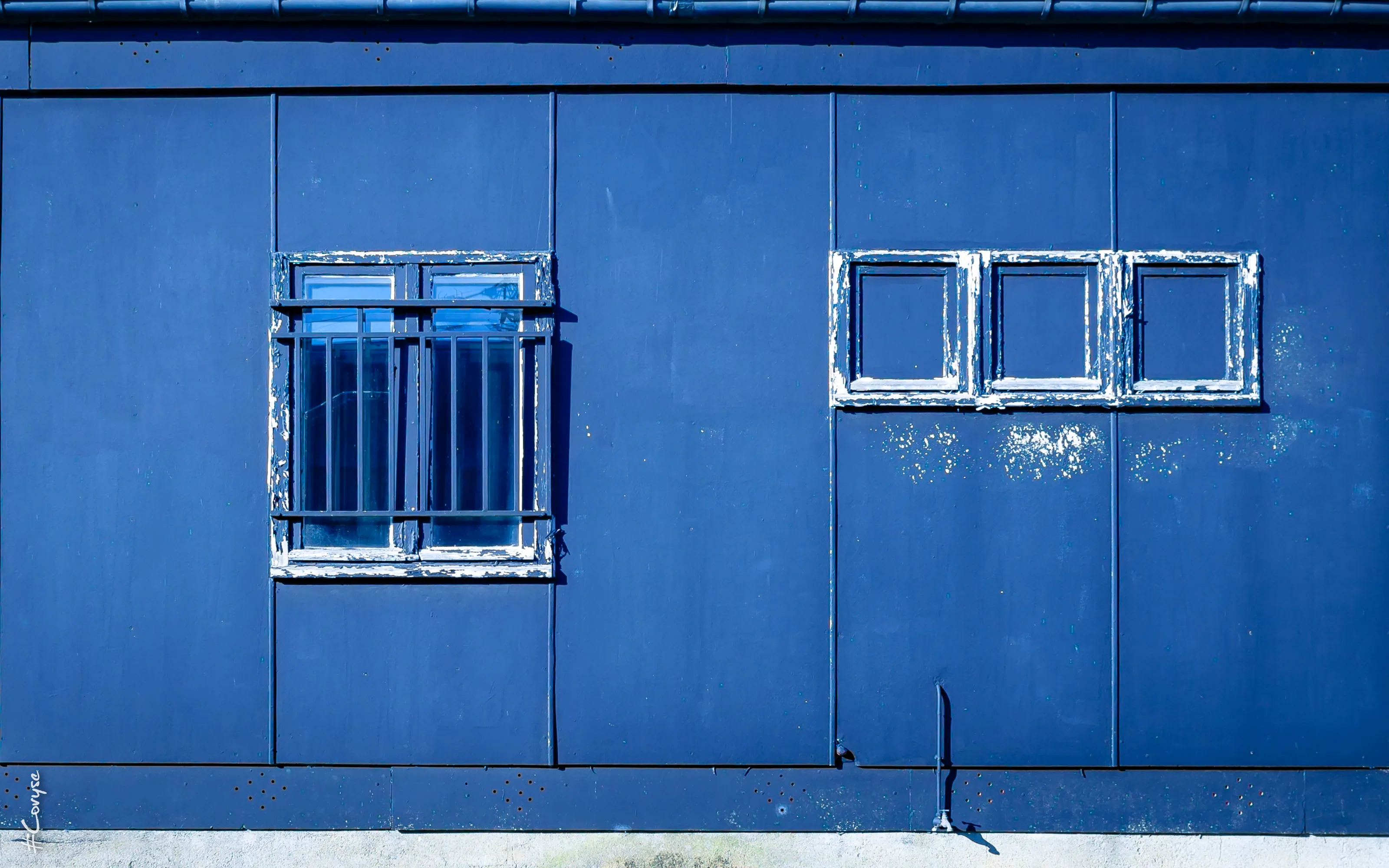blue house
