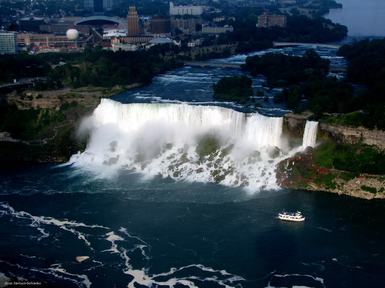 Aerial View of Niagara Falls