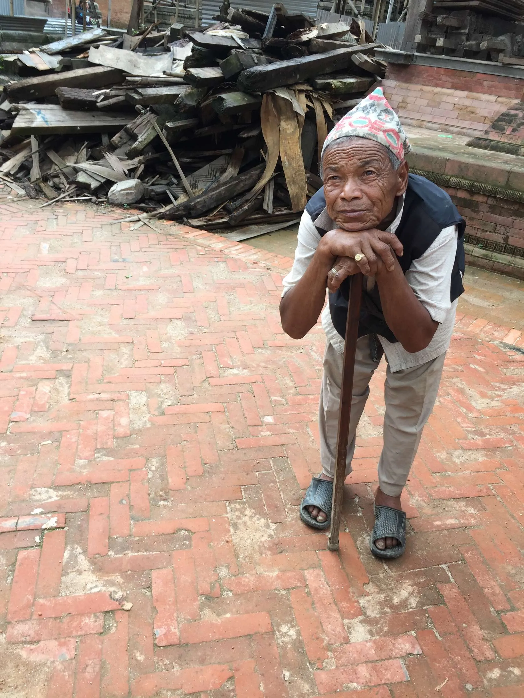 The Remains of Nepal 2015 Earthquake