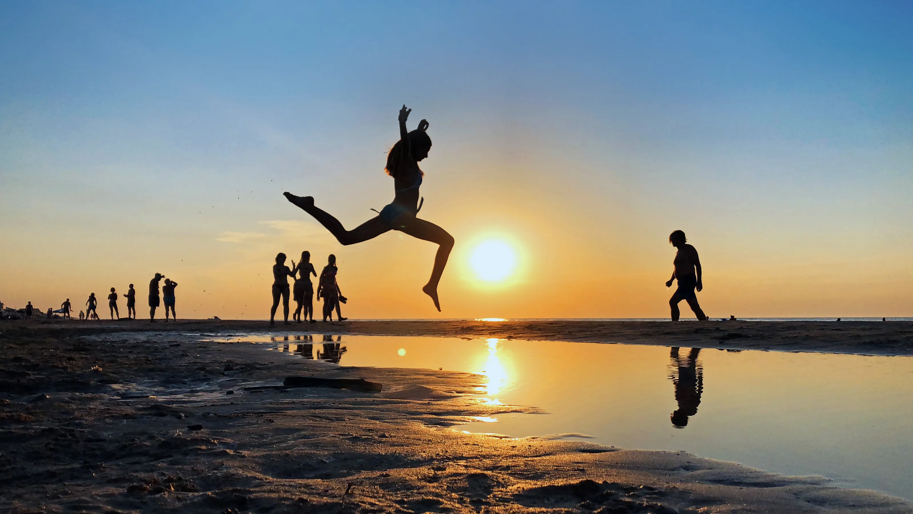 Sunset jump