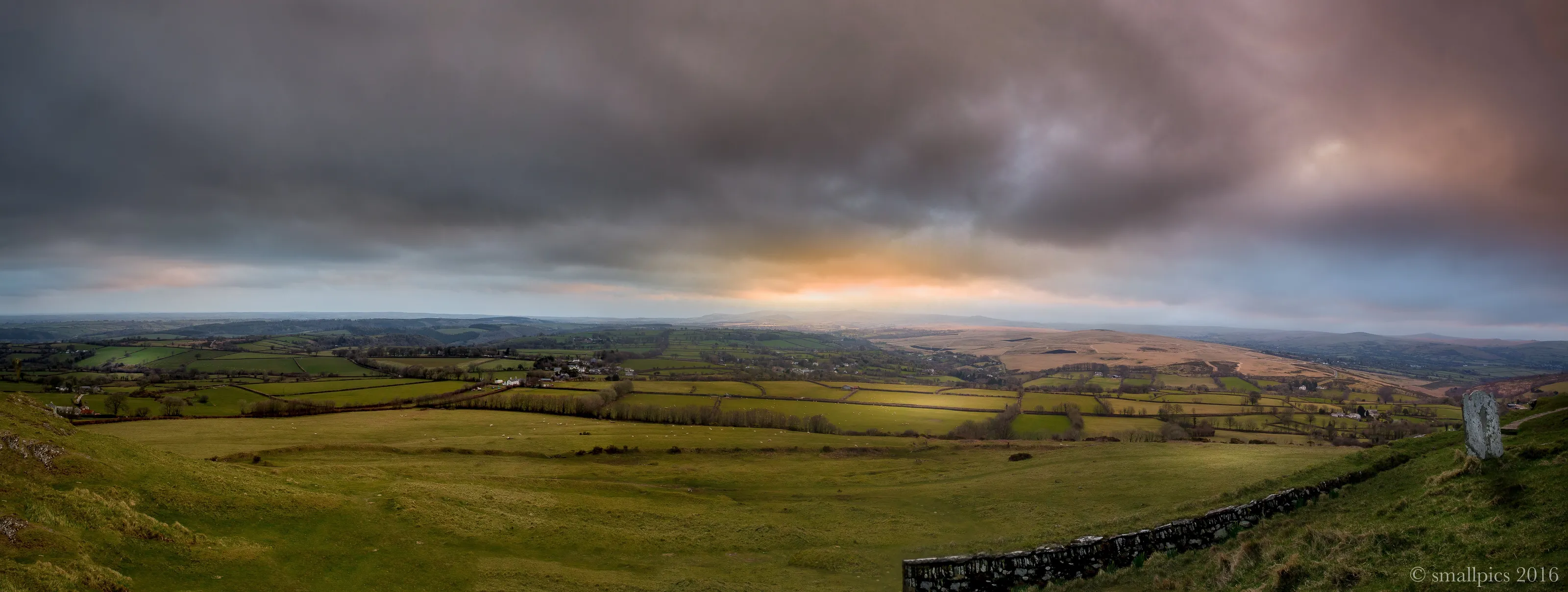 Sun Rise Over Dartmoor