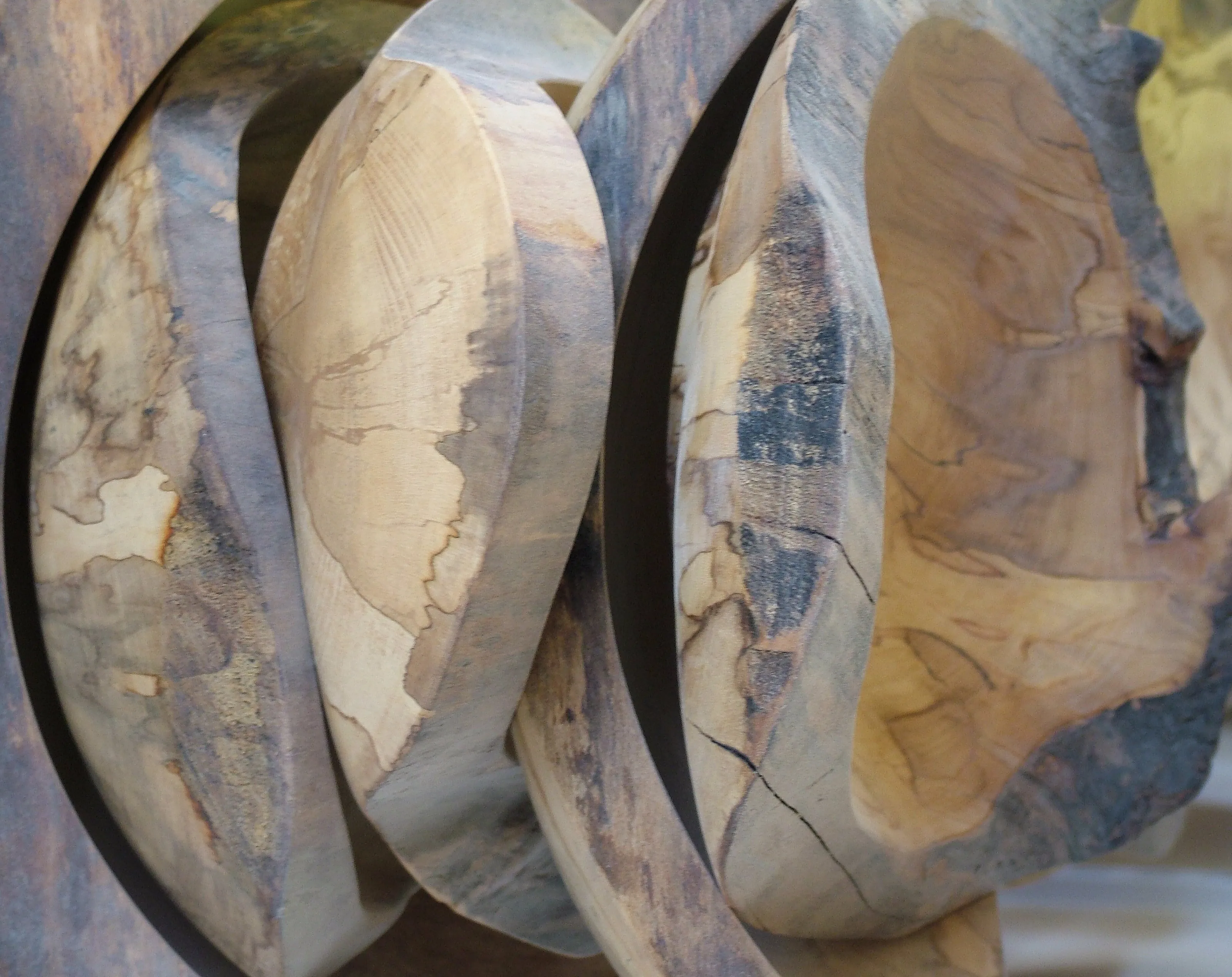 Hand Made French Wooden Bowls