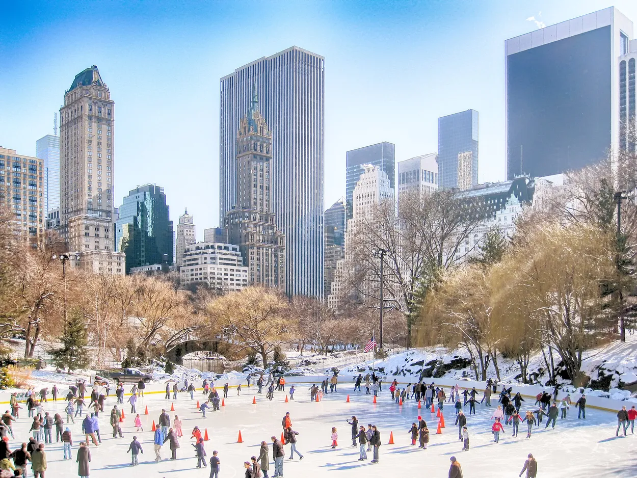 Skating In Central Park