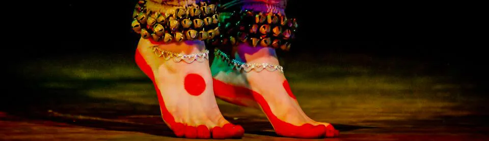 Feet on dance floor