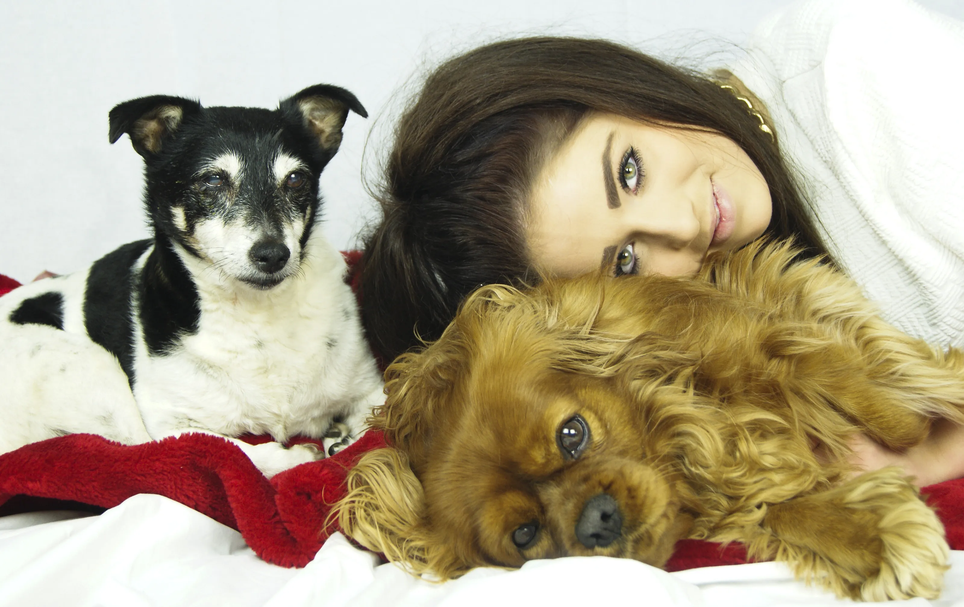 millie and her furry friends