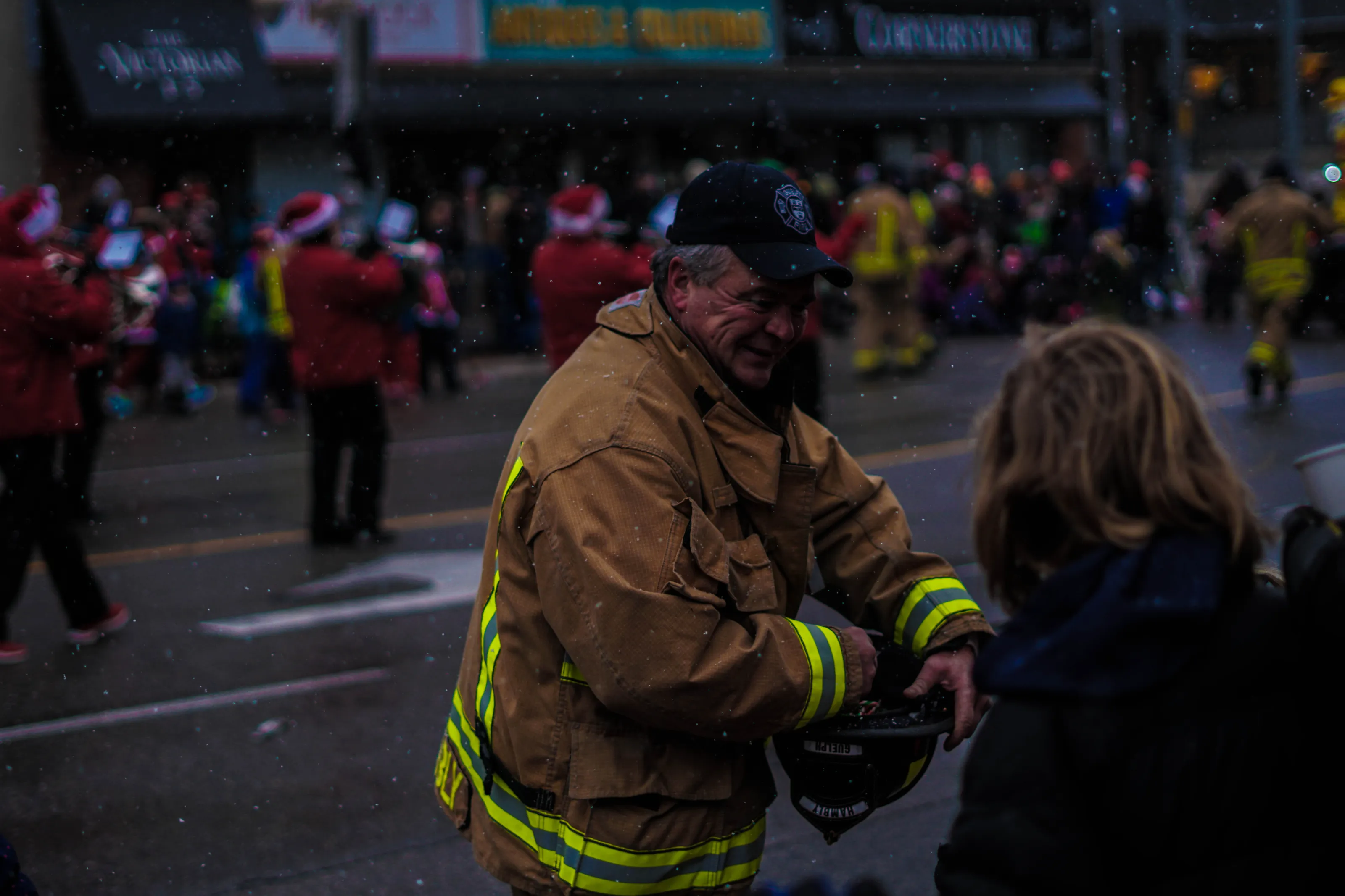 Fireman Spreading Joy