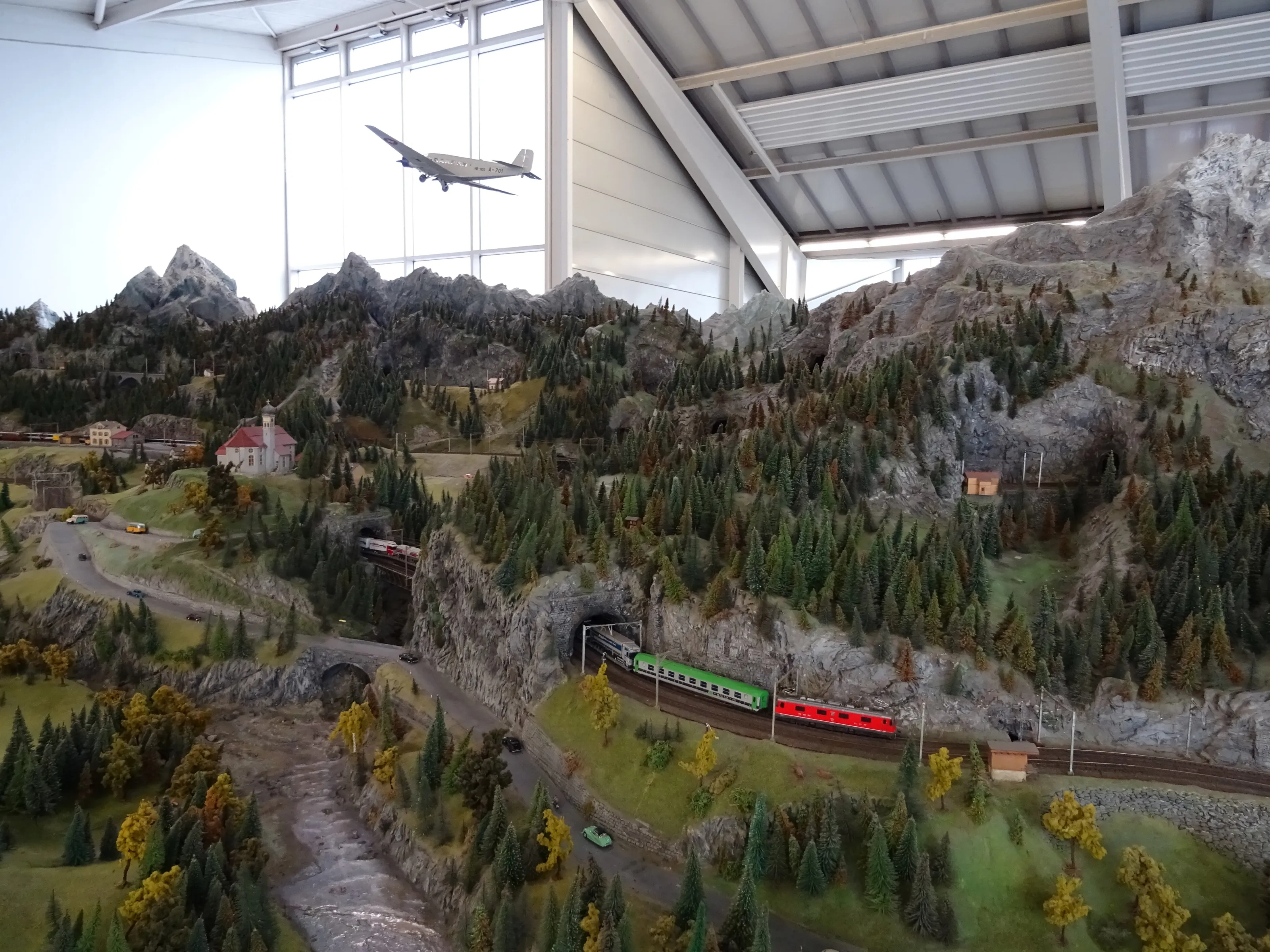 beautiful landscape or tiny model