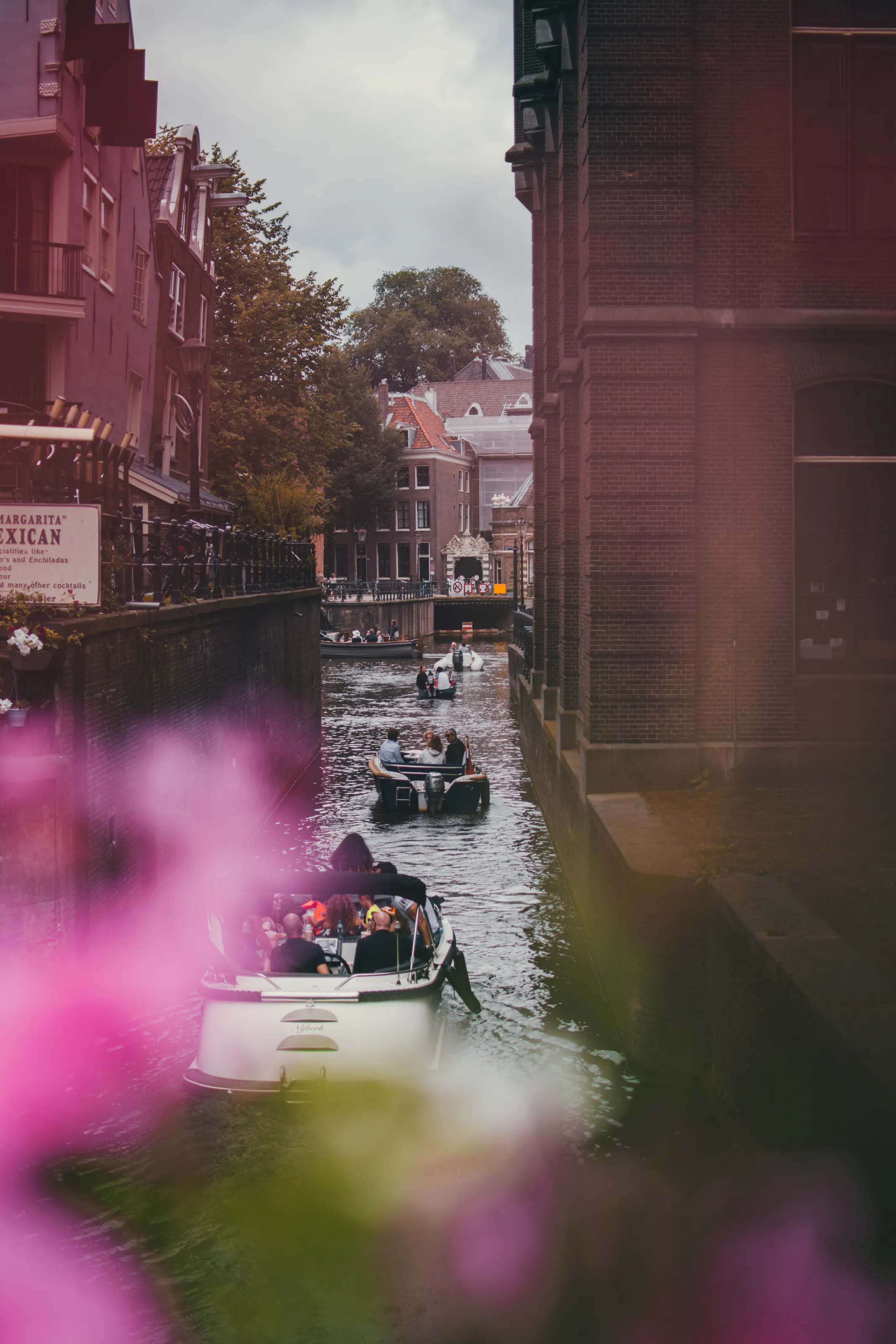 The canals of Amsterdam