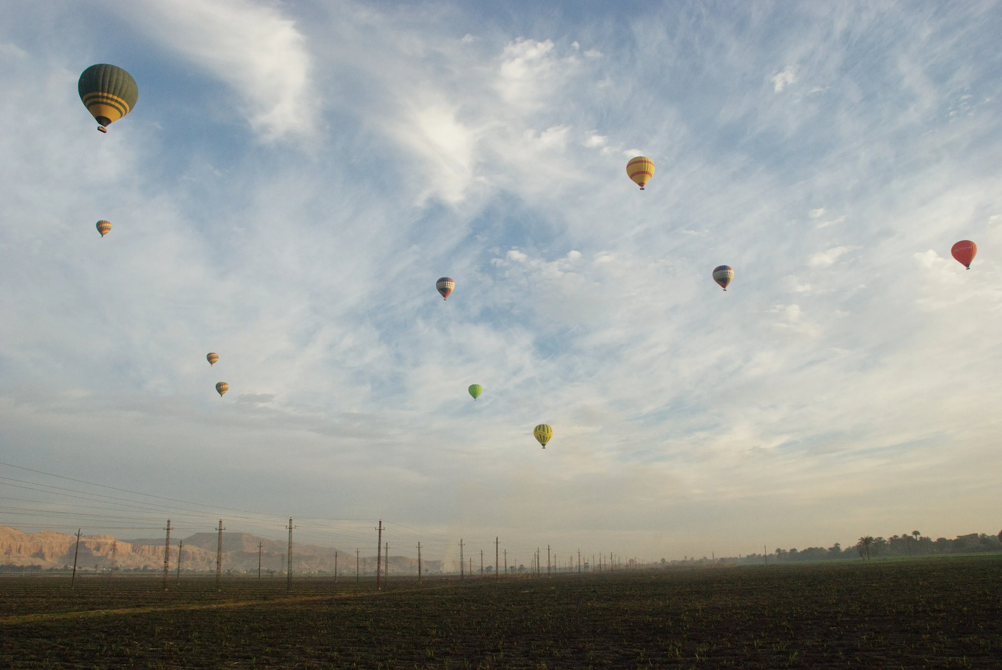 Ballons Near The Valley of The Kings