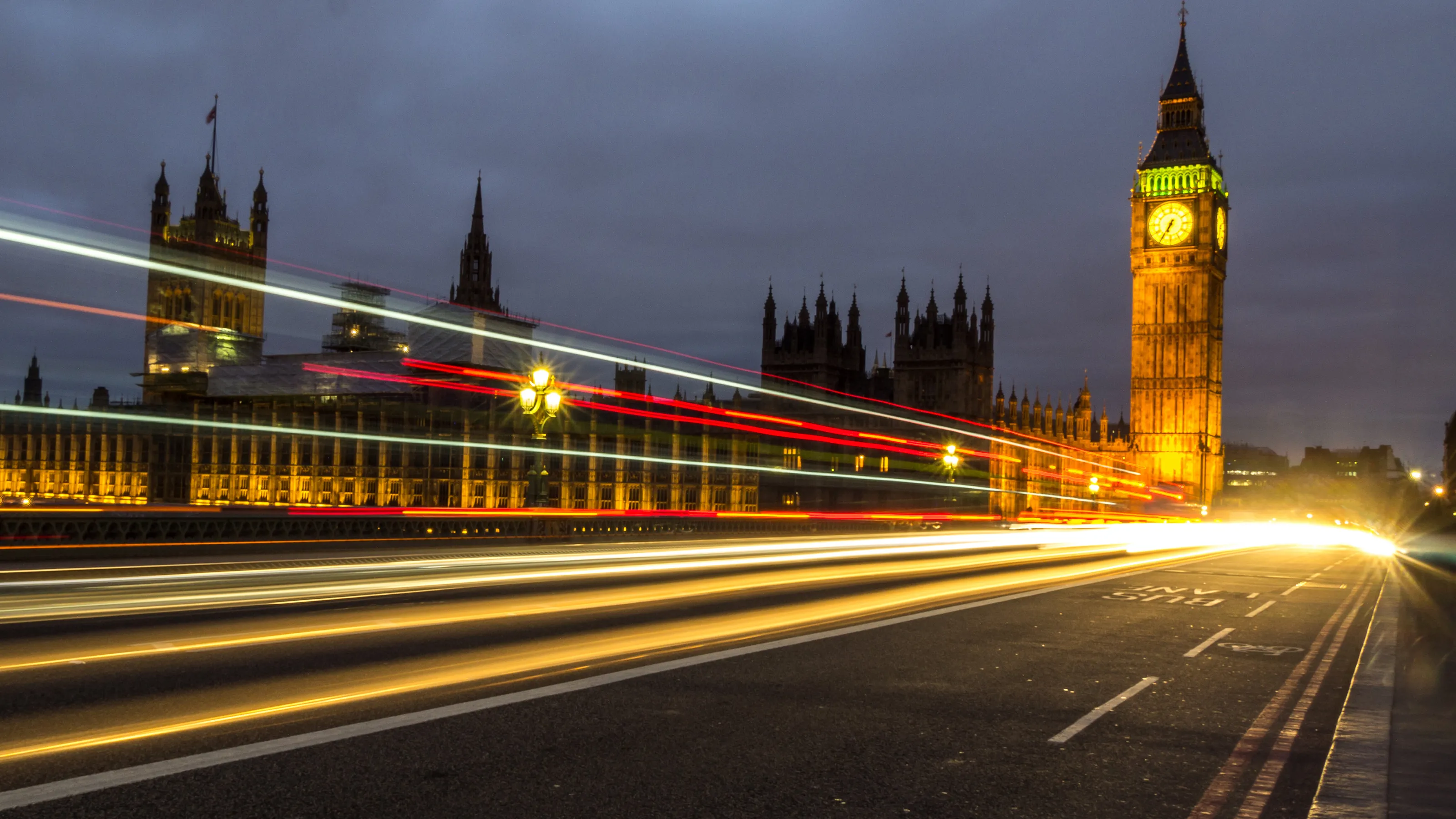 Westminster Light Streaks (London UK)