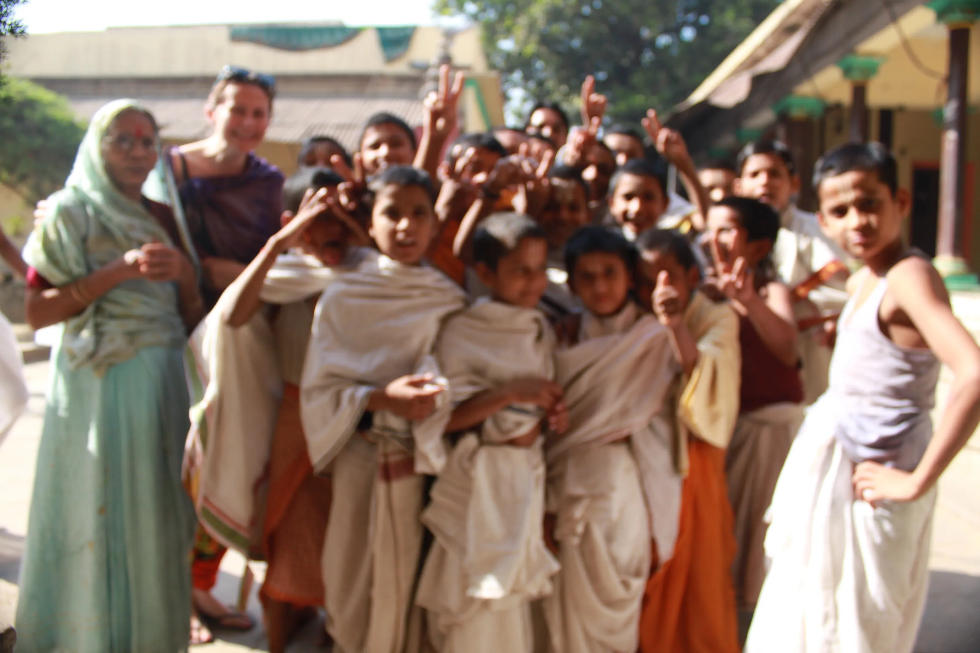 Trainee Priests smile for the camera