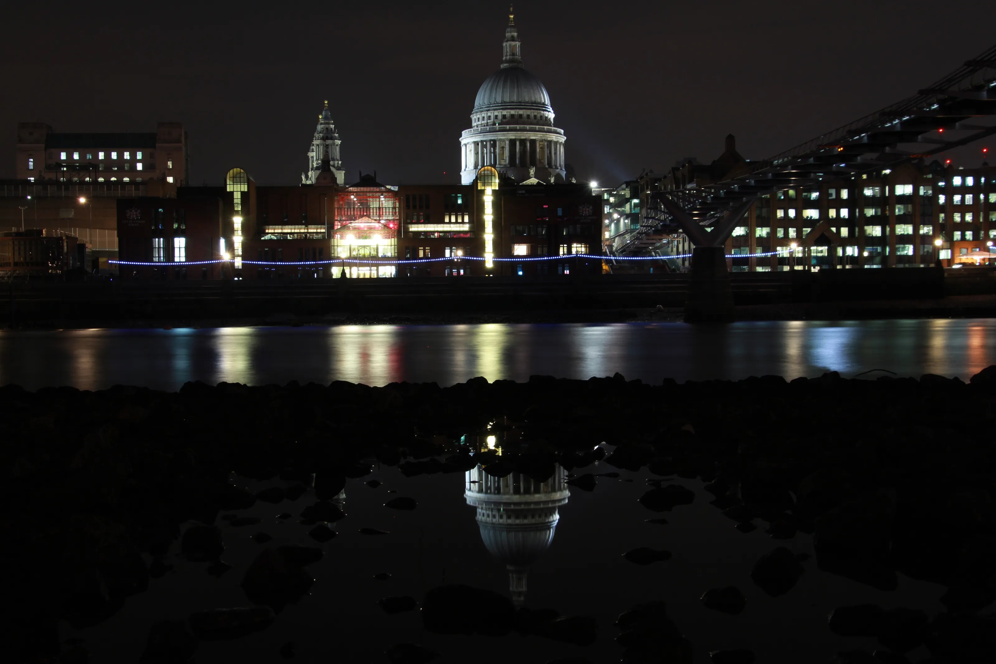 St. Paul in a puddle
