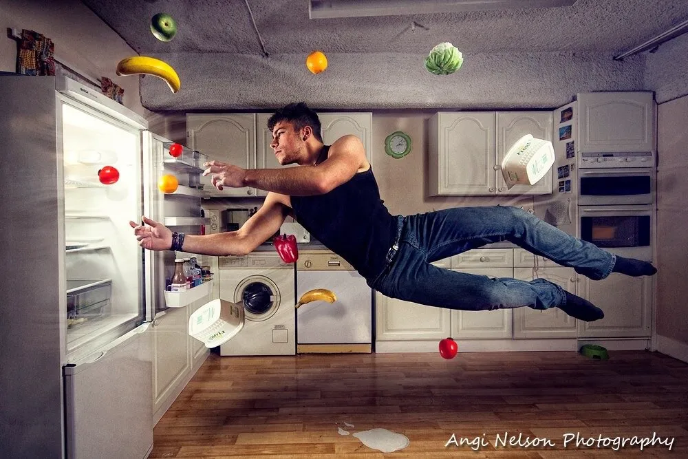 Levitating