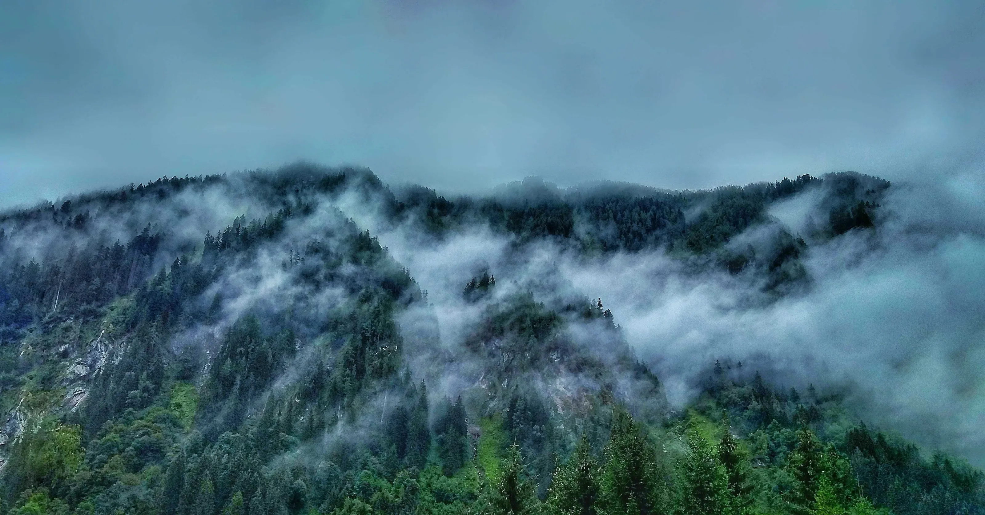 Fog in the Alps