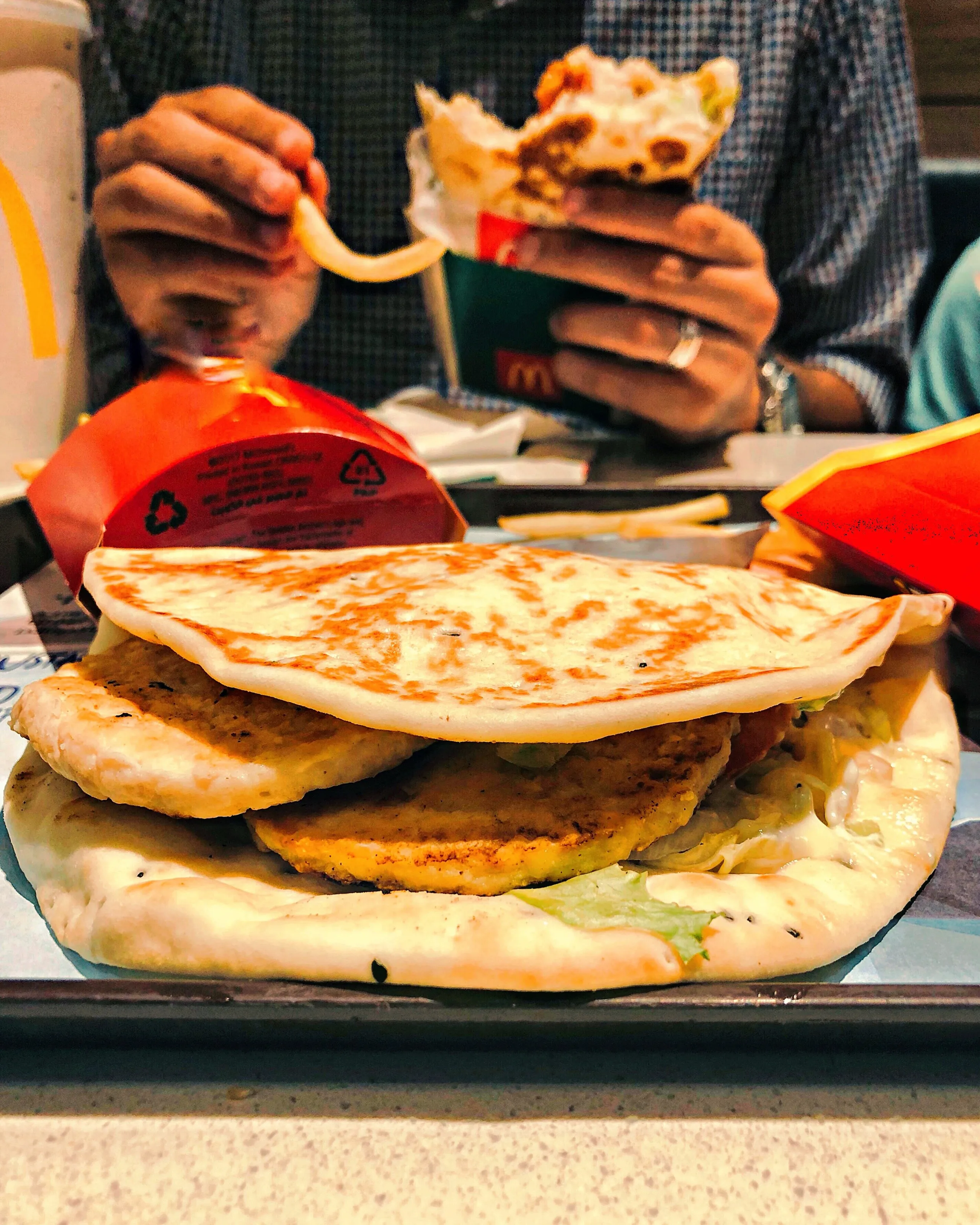 Eating Fast food