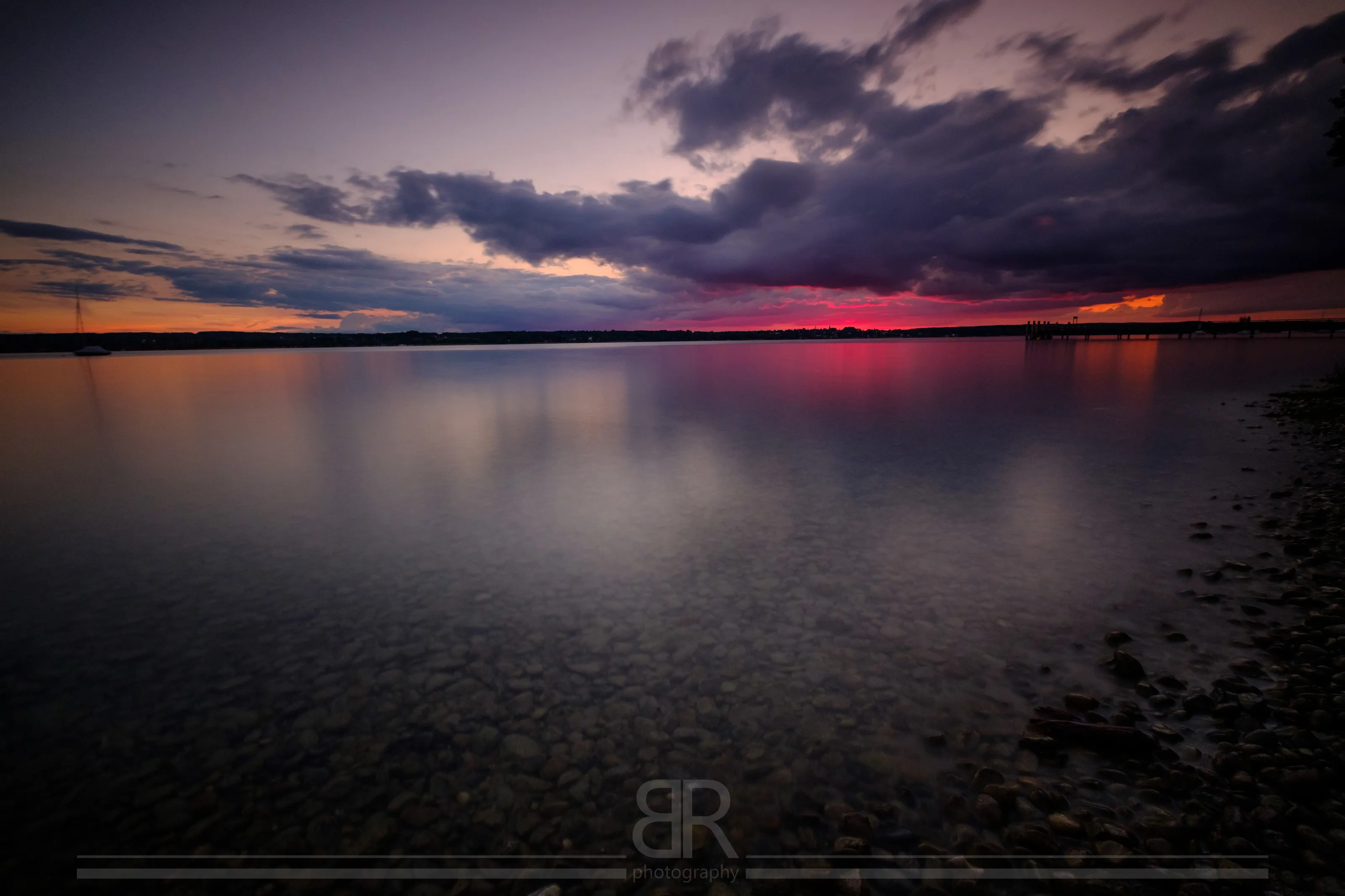 Ammersee right after sunset