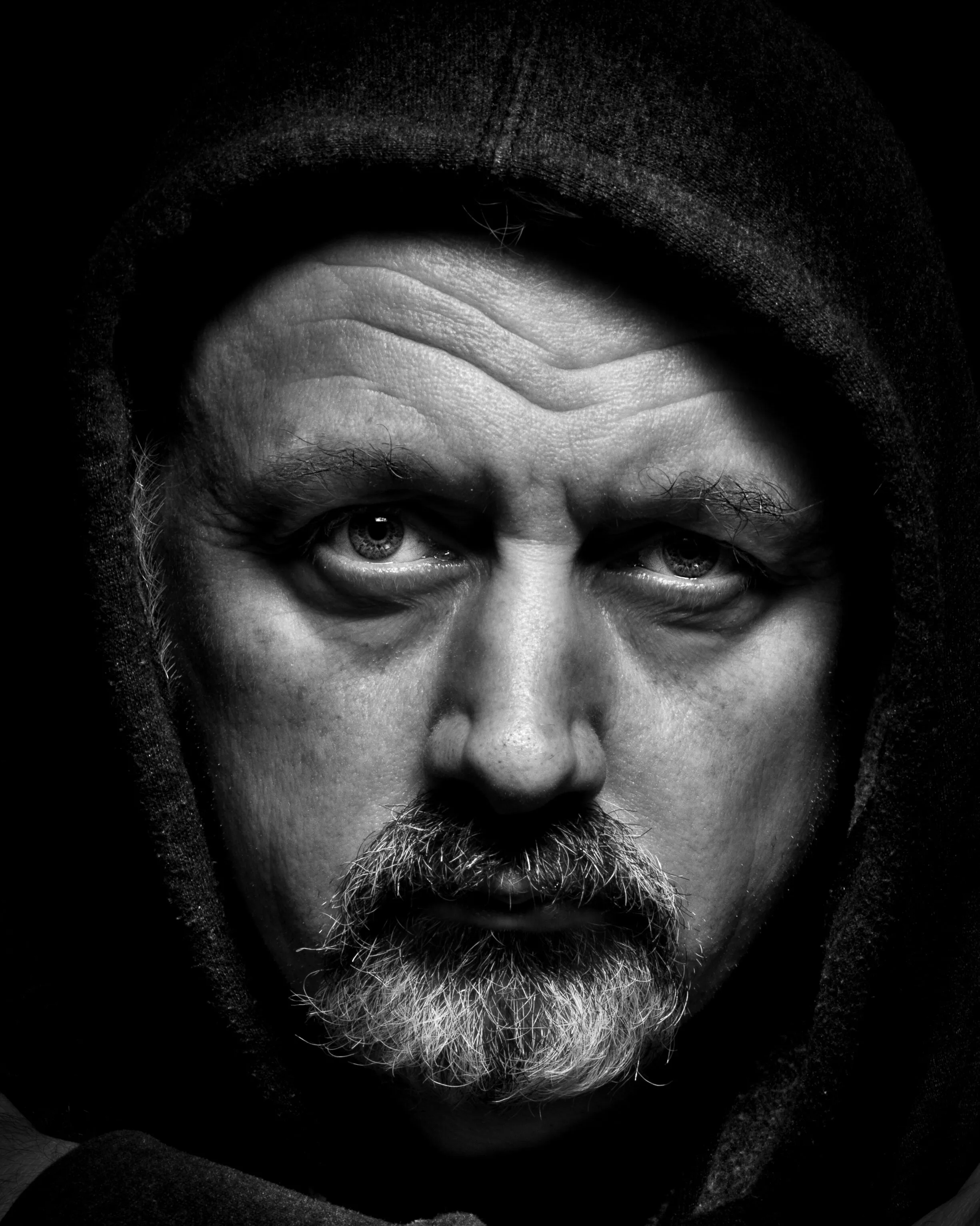 Self portrait with hoodie