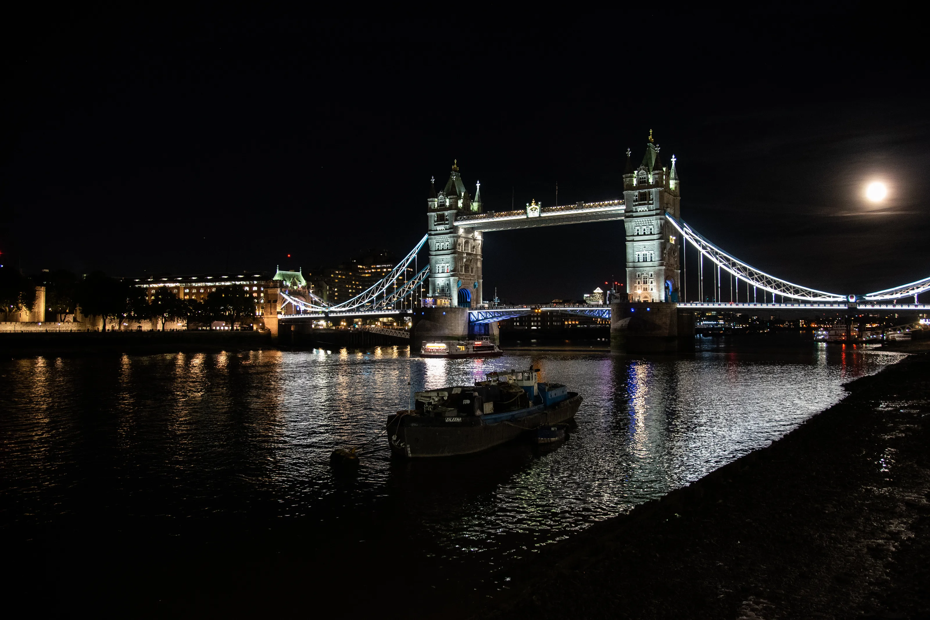 Tower Bridge by moonlight
