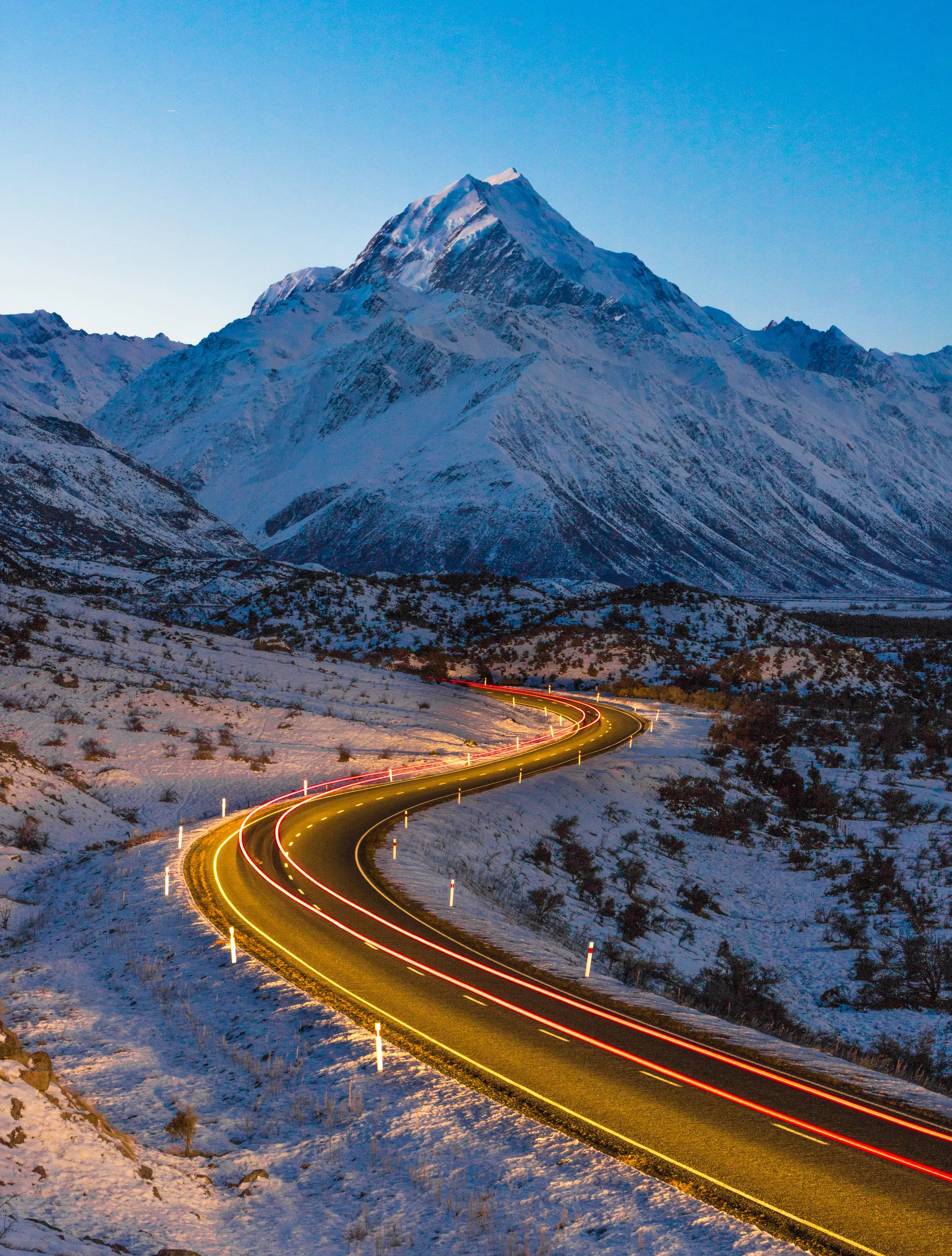 Road To Mt Cook.