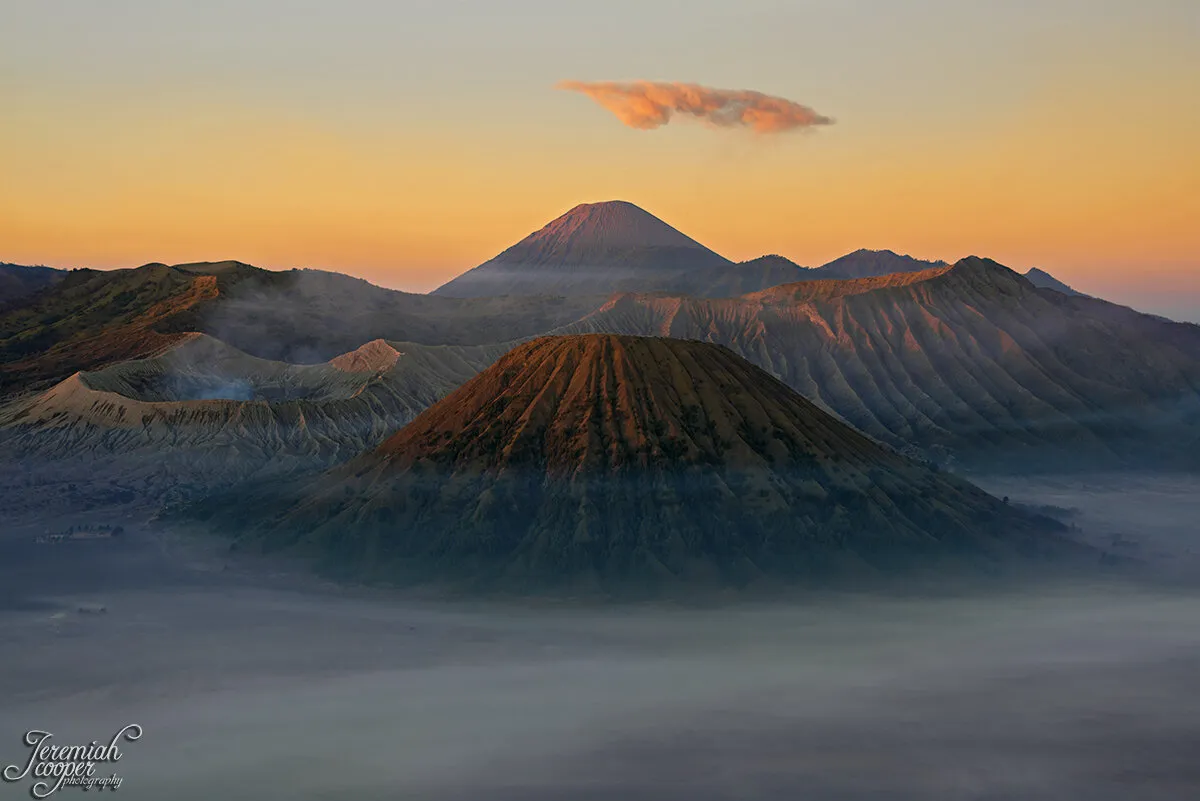 Sunrise at Mt. Bromo.