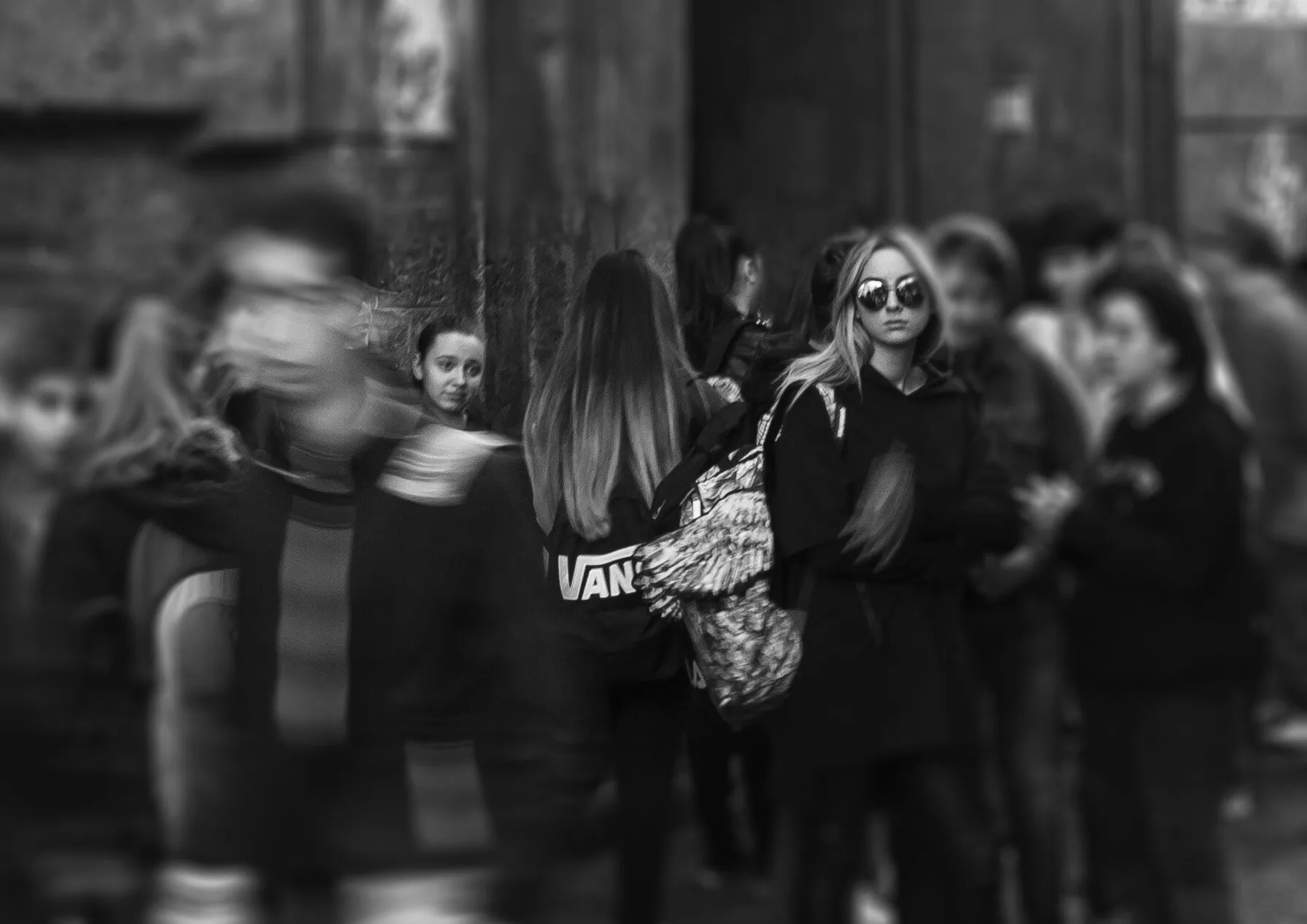 girl in glasses