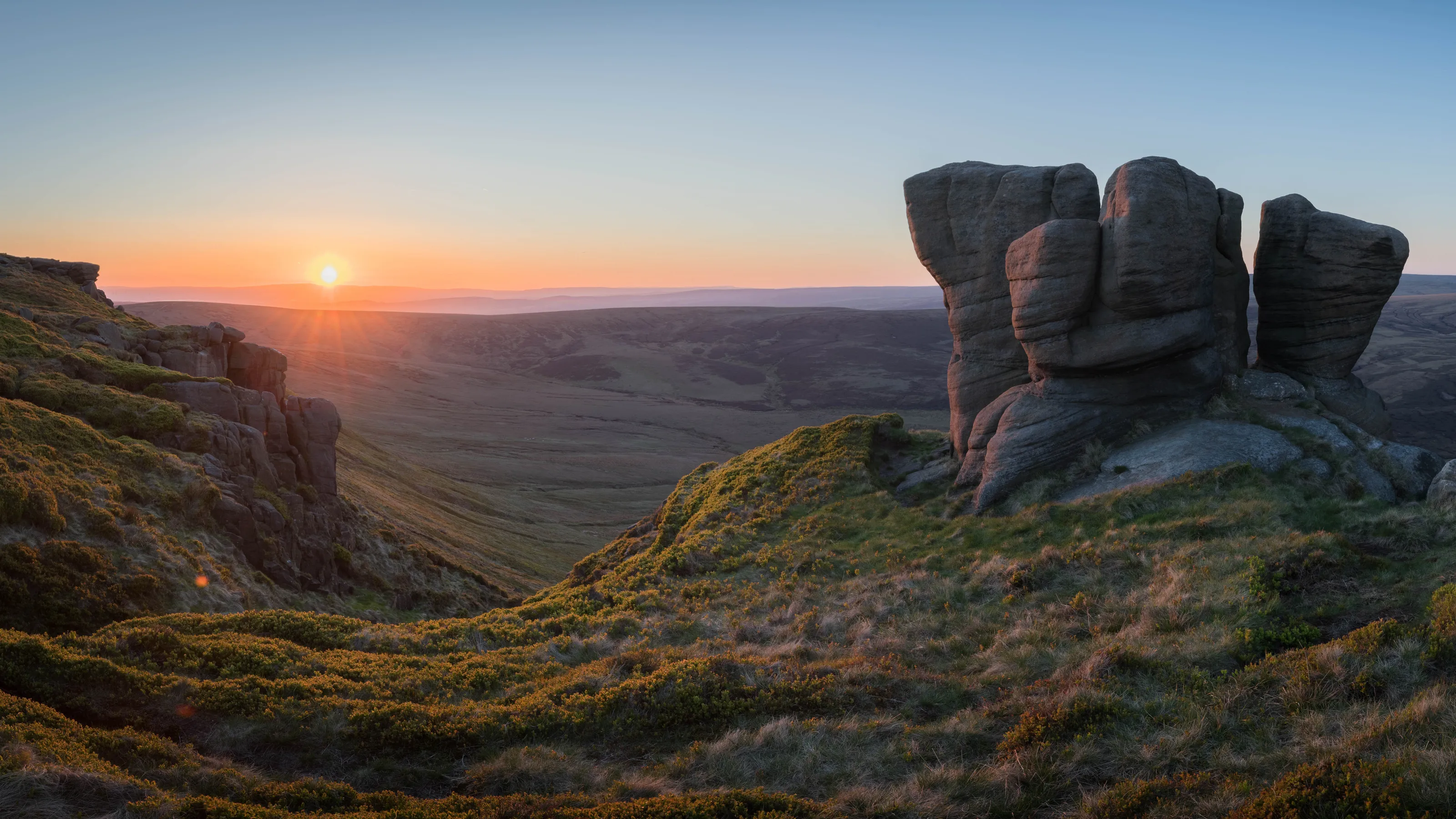 Sunset on the Boxing Gloves