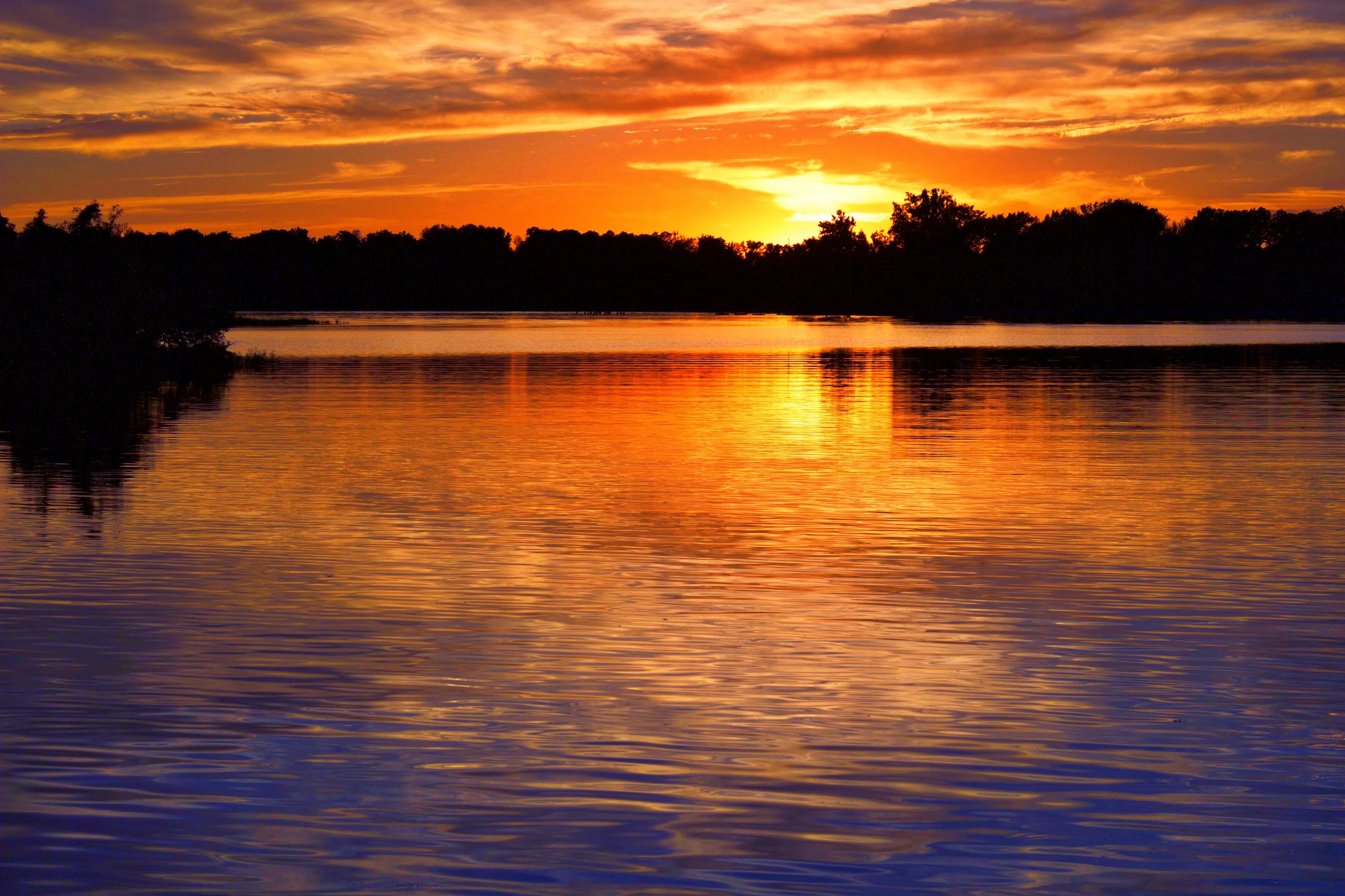 Crab Orchard Lake at Sunset