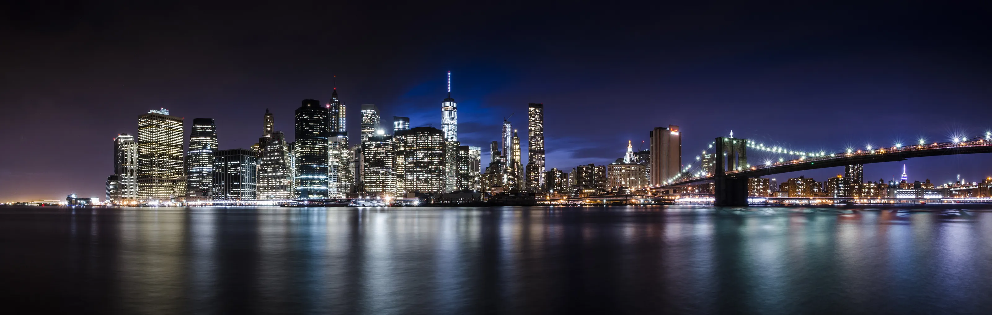 Panorama of Downtown Manhattan, New York