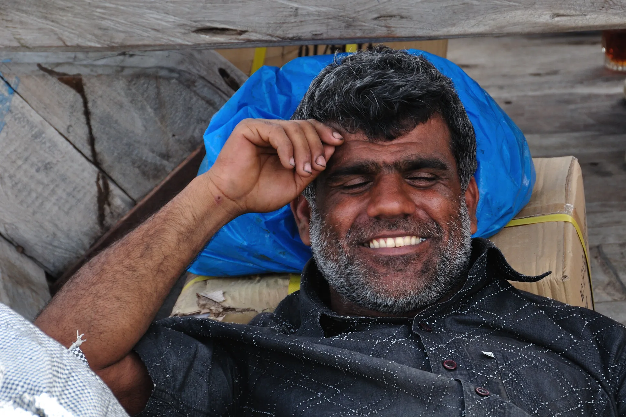 Harbor worker
