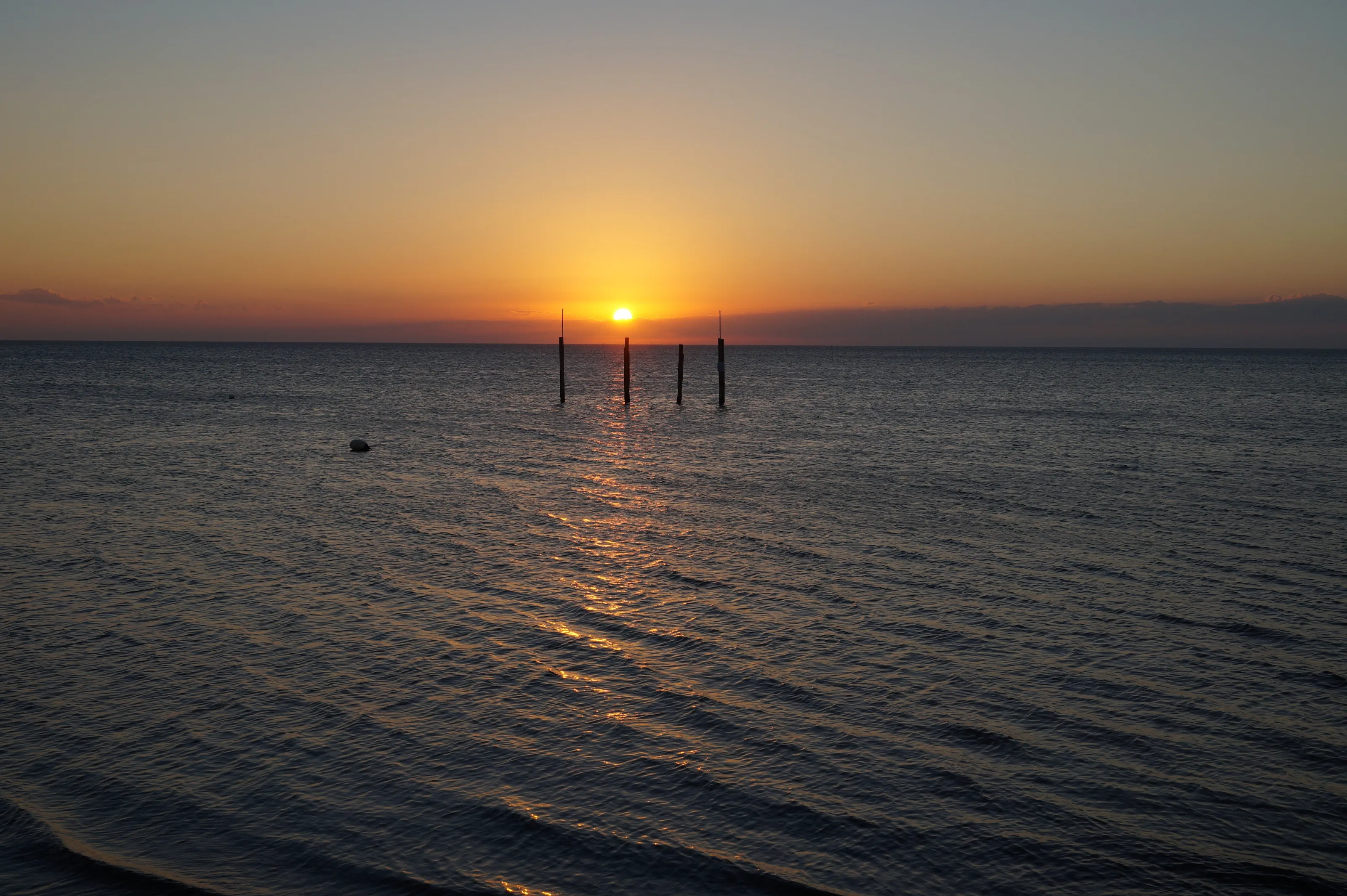 Sunset over the Outerbanks.