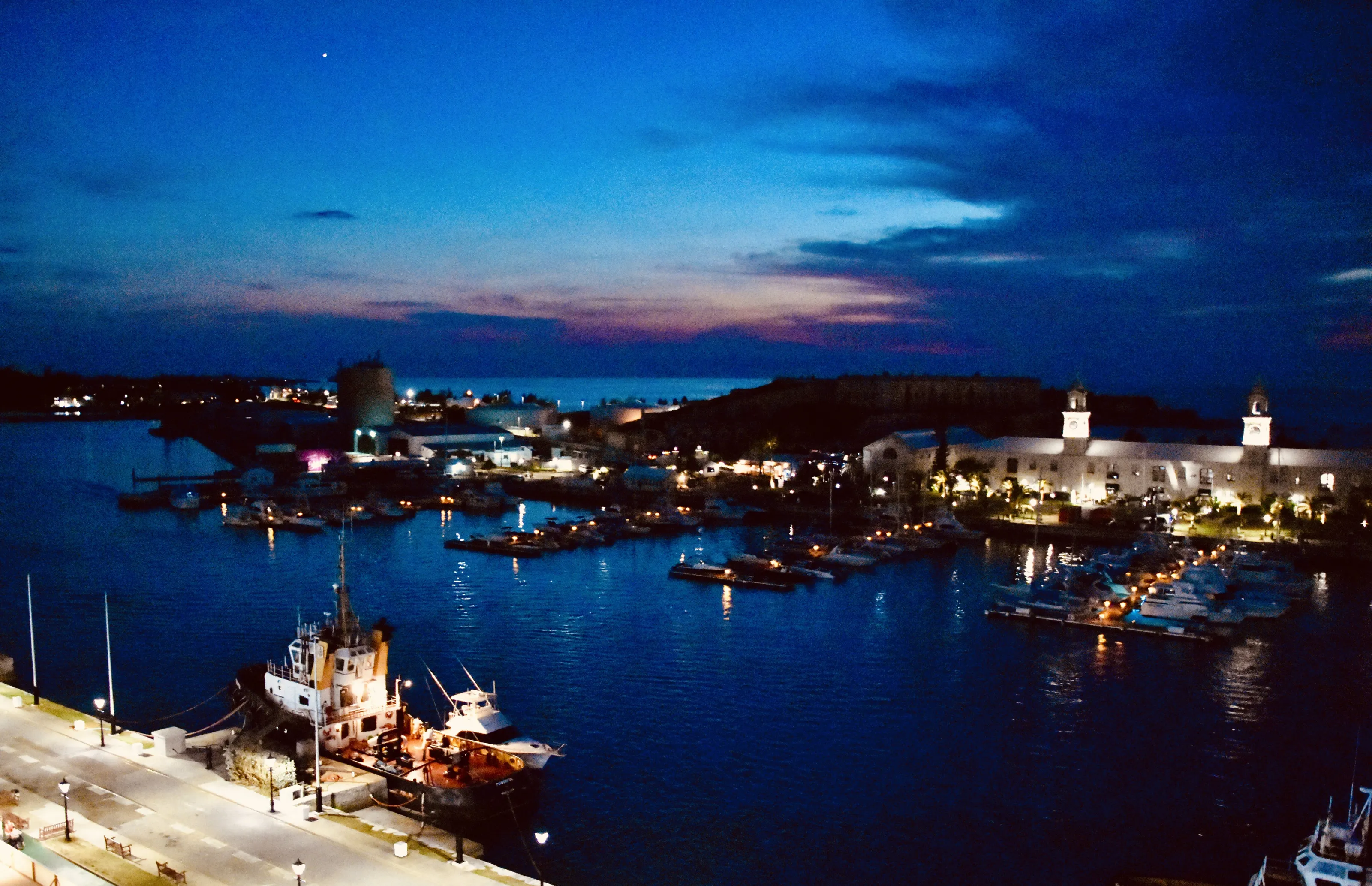 Bermuda at night