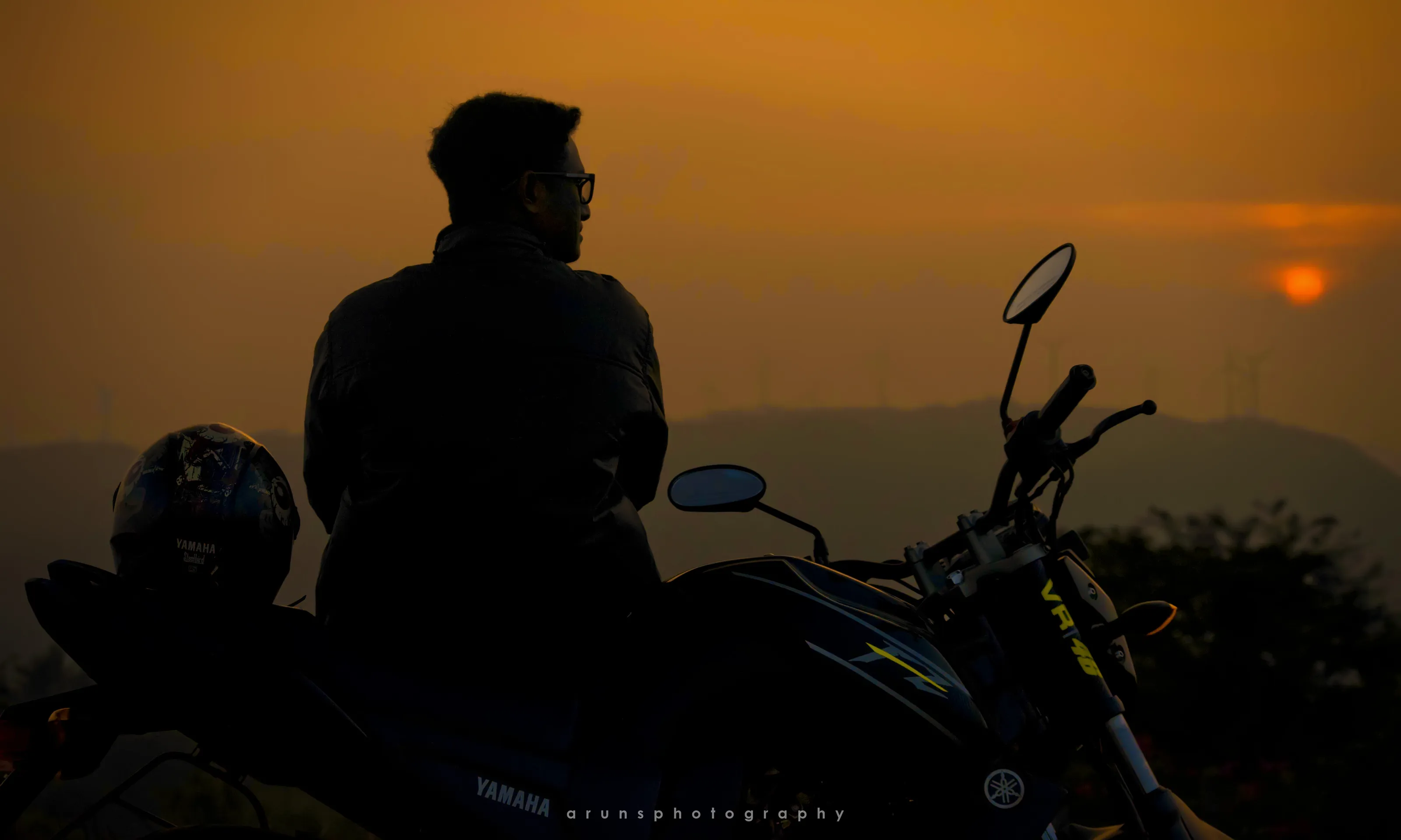 Alone in the mountains