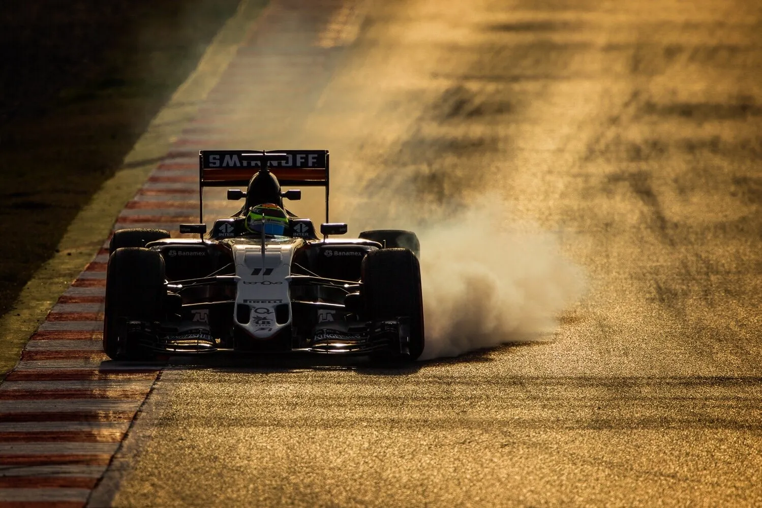 Sergio Perez Sunset Lock Up