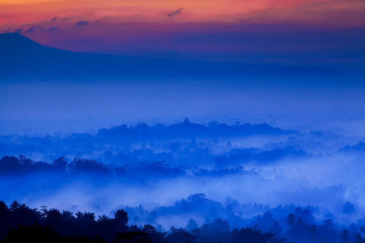 Borobudur in the Mist