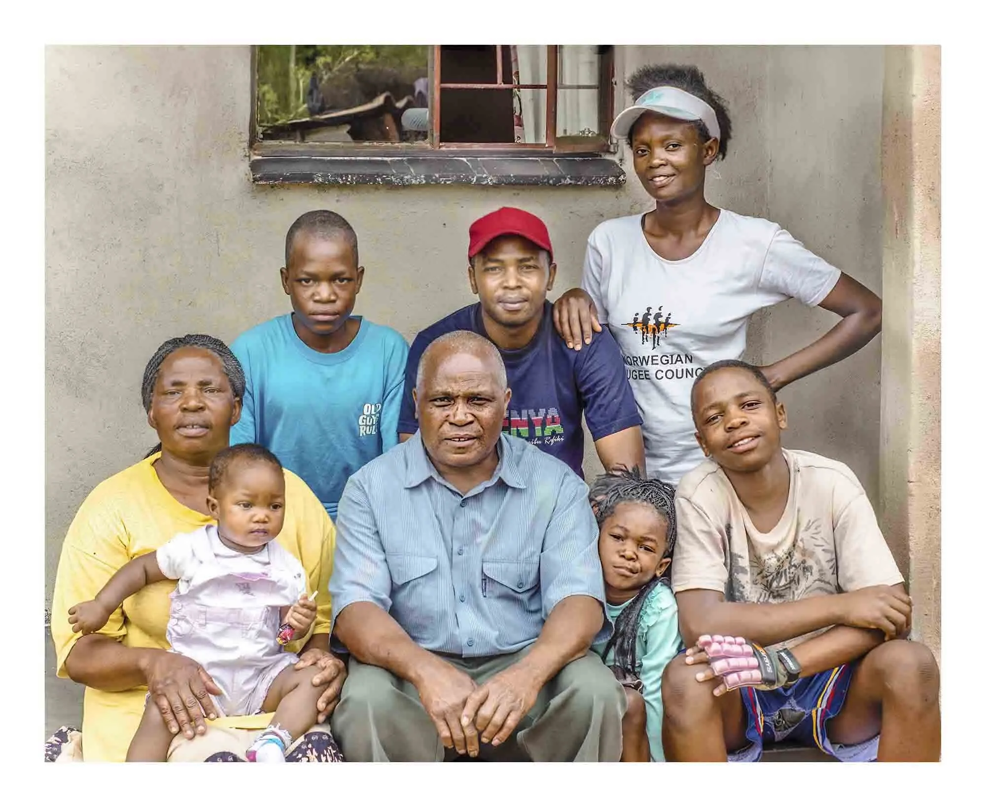Rural family in Zimbabwe
