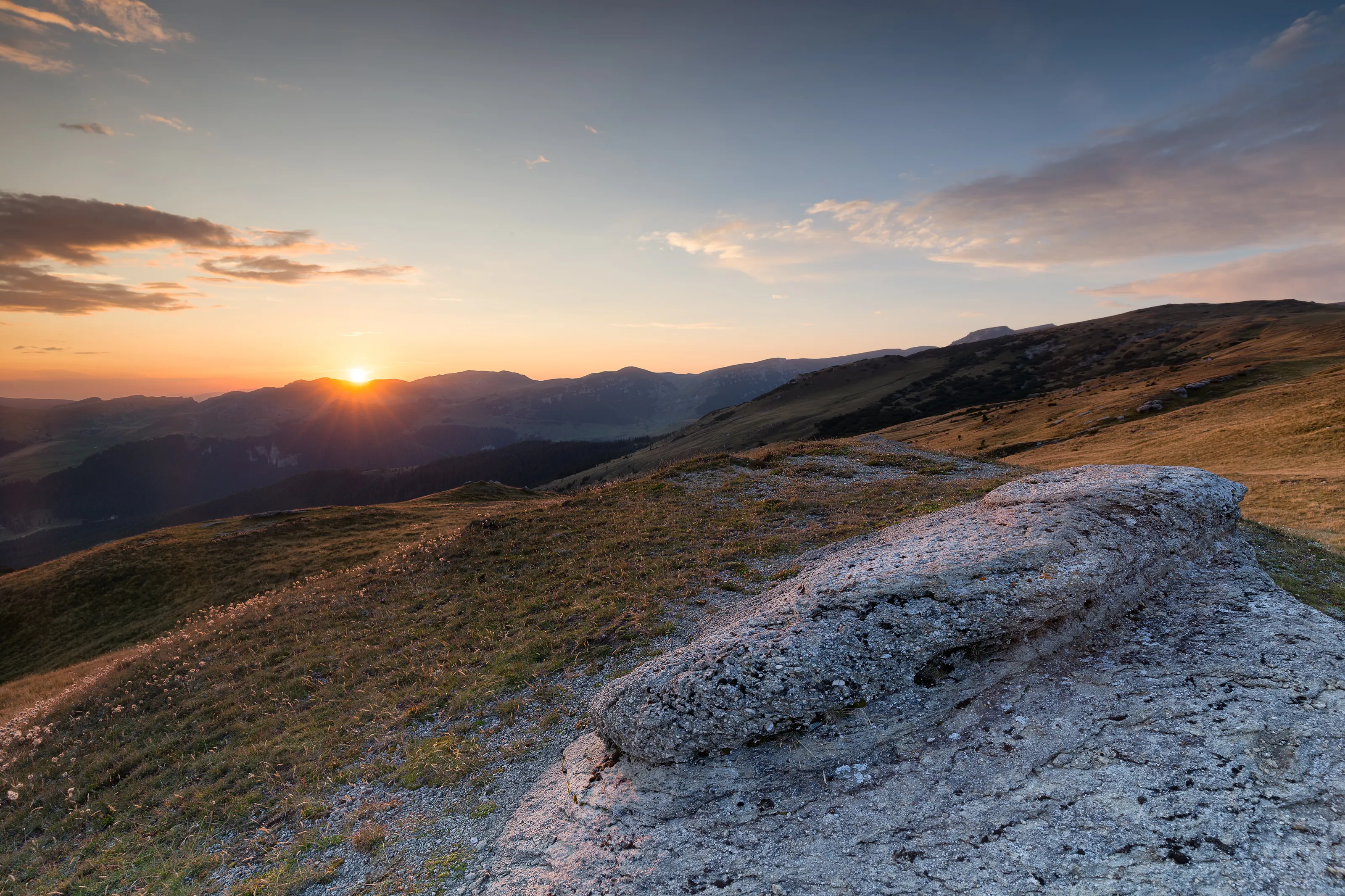 Sunset in Bucegi Mountains