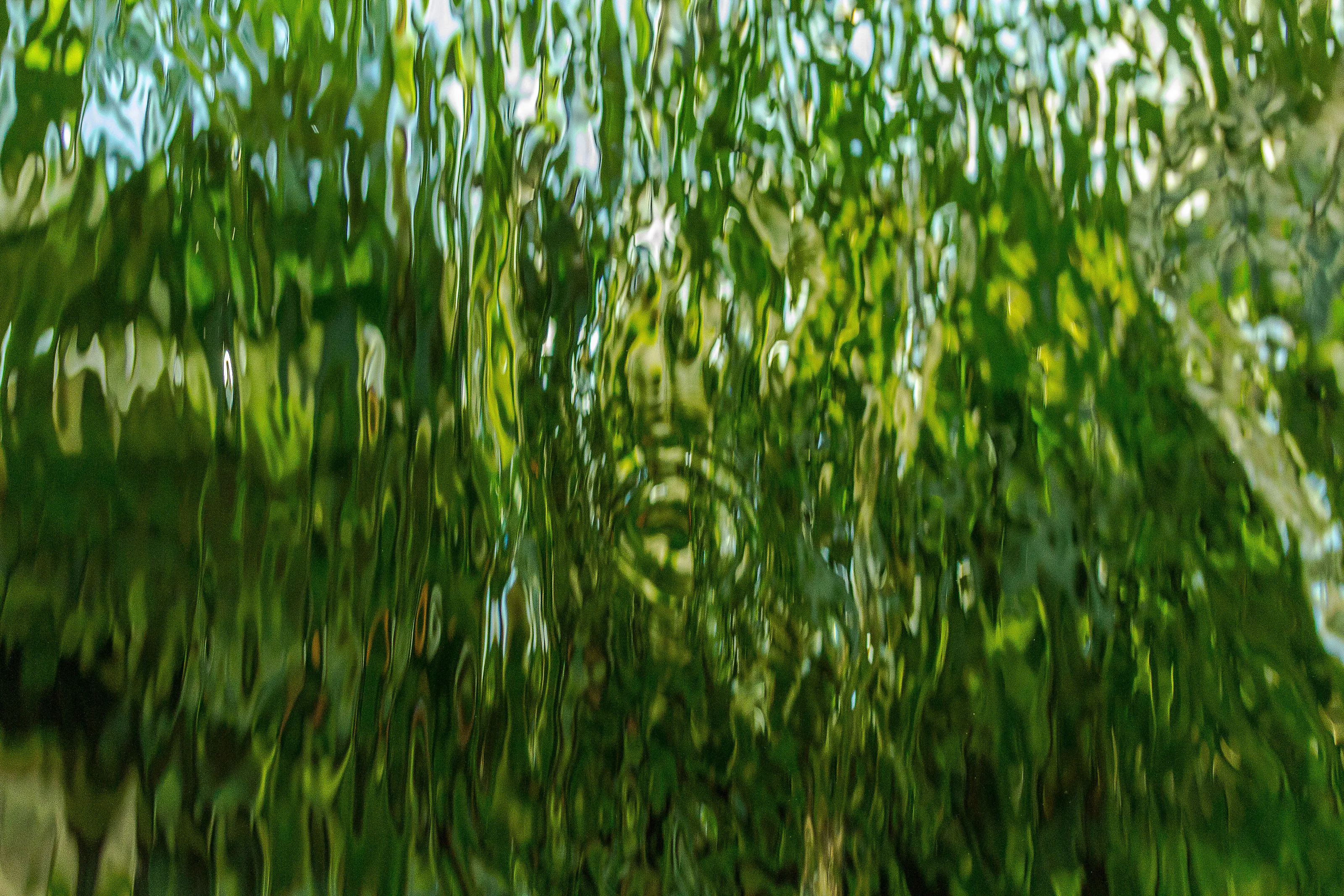 Through the water