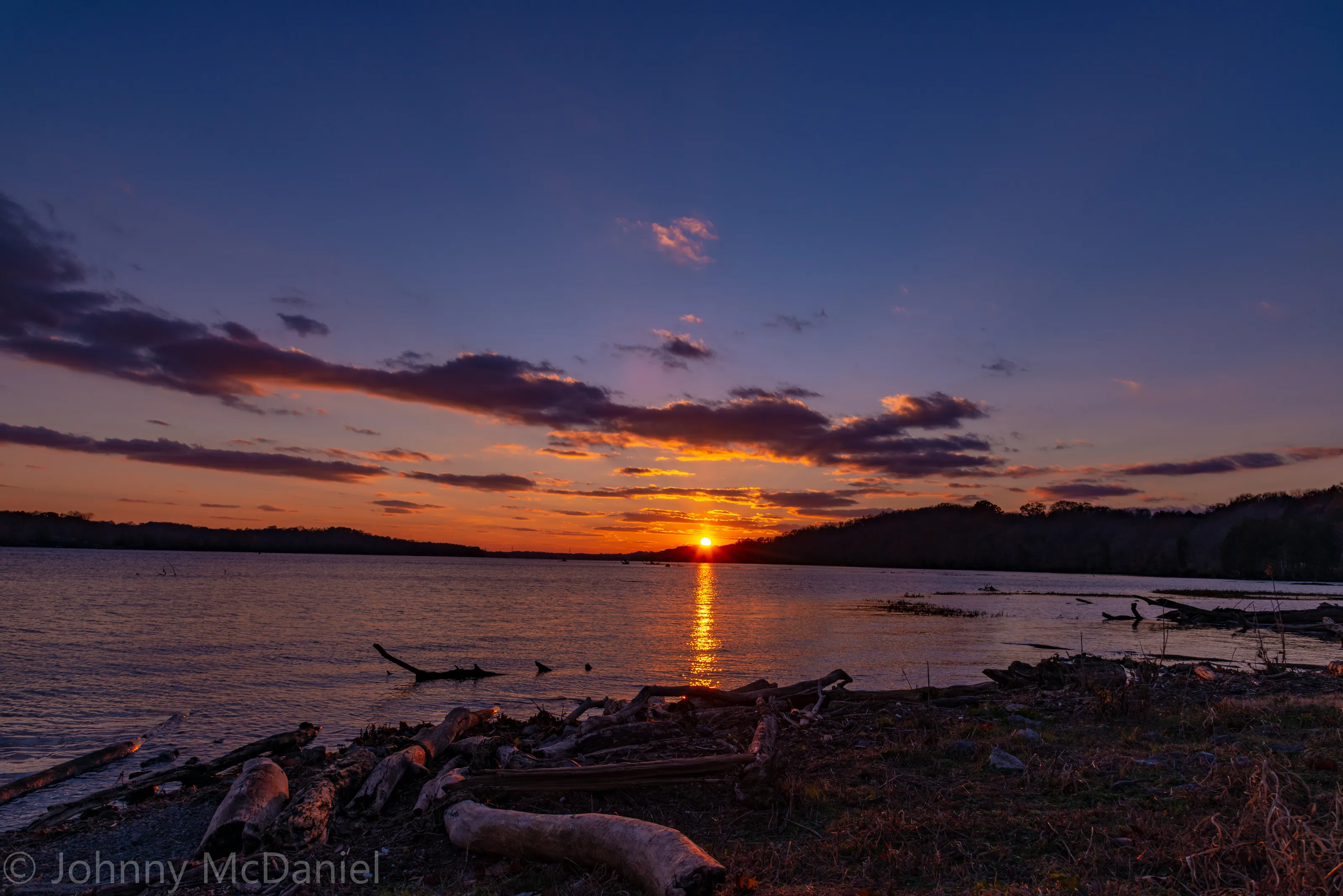 Sunset at the lake