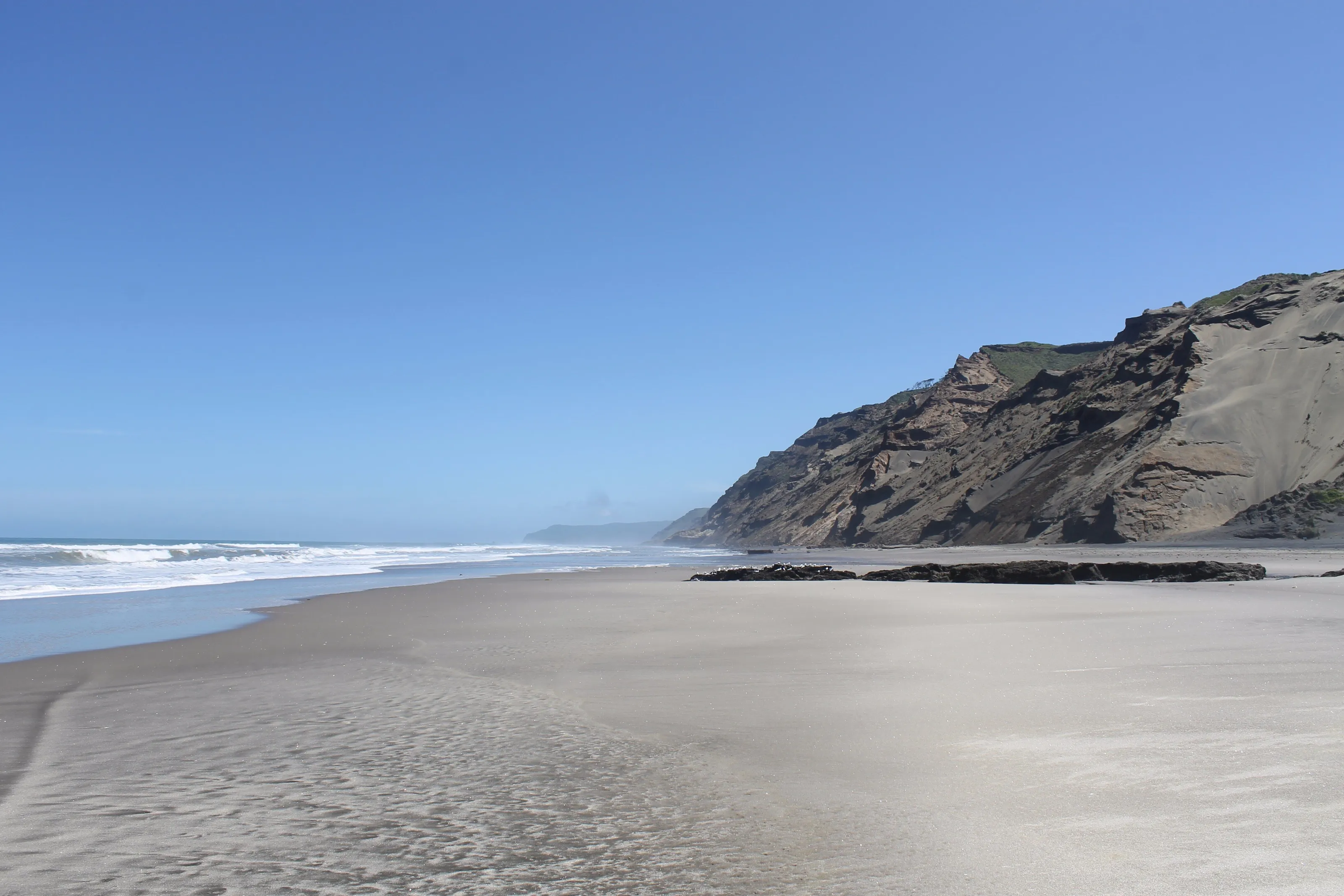 An empty beach