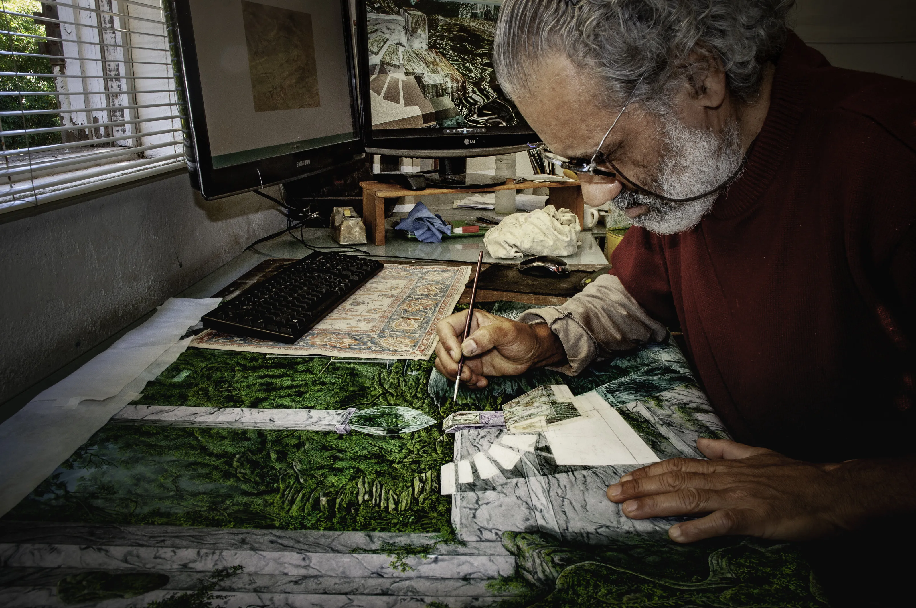 O pintor ( selfportrait)