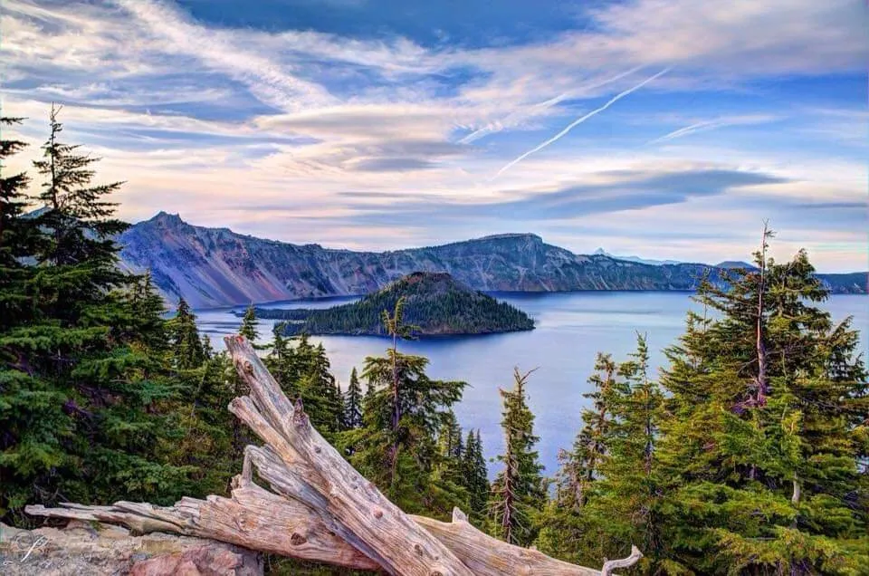 Wizard Island at Crater Lake