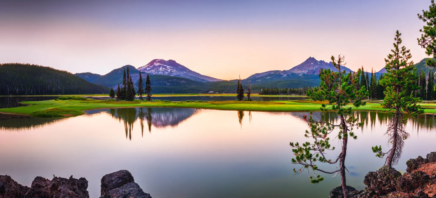 Sunrise at Sparks Lake