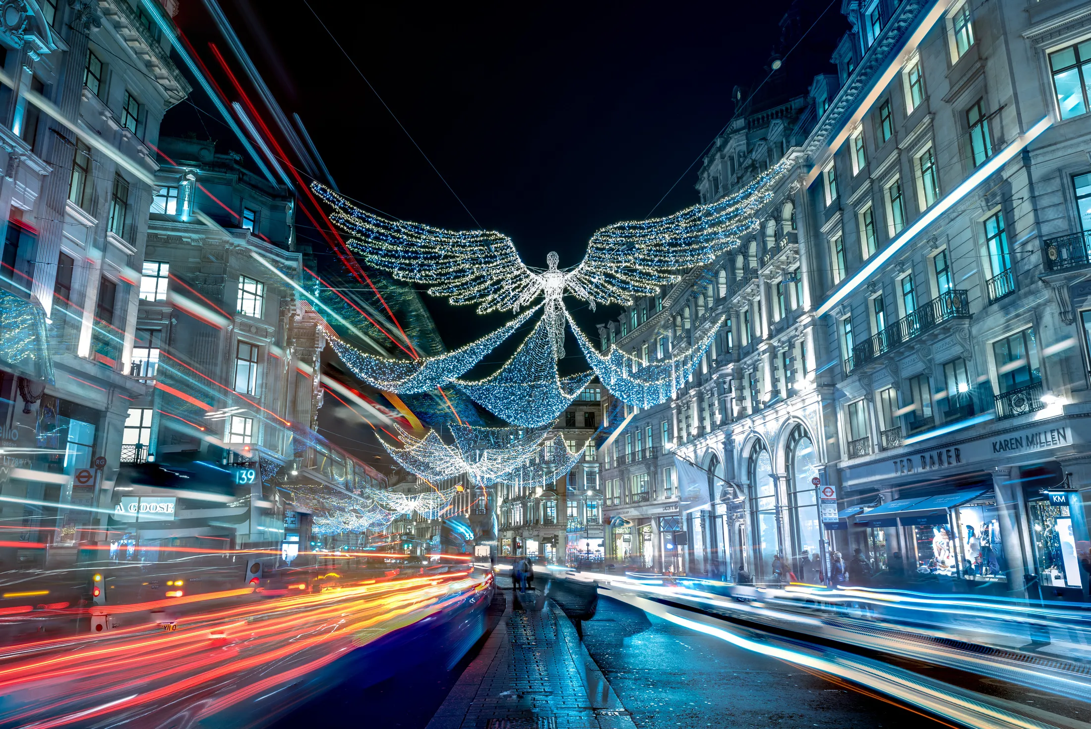 Regent Street Lighttrails