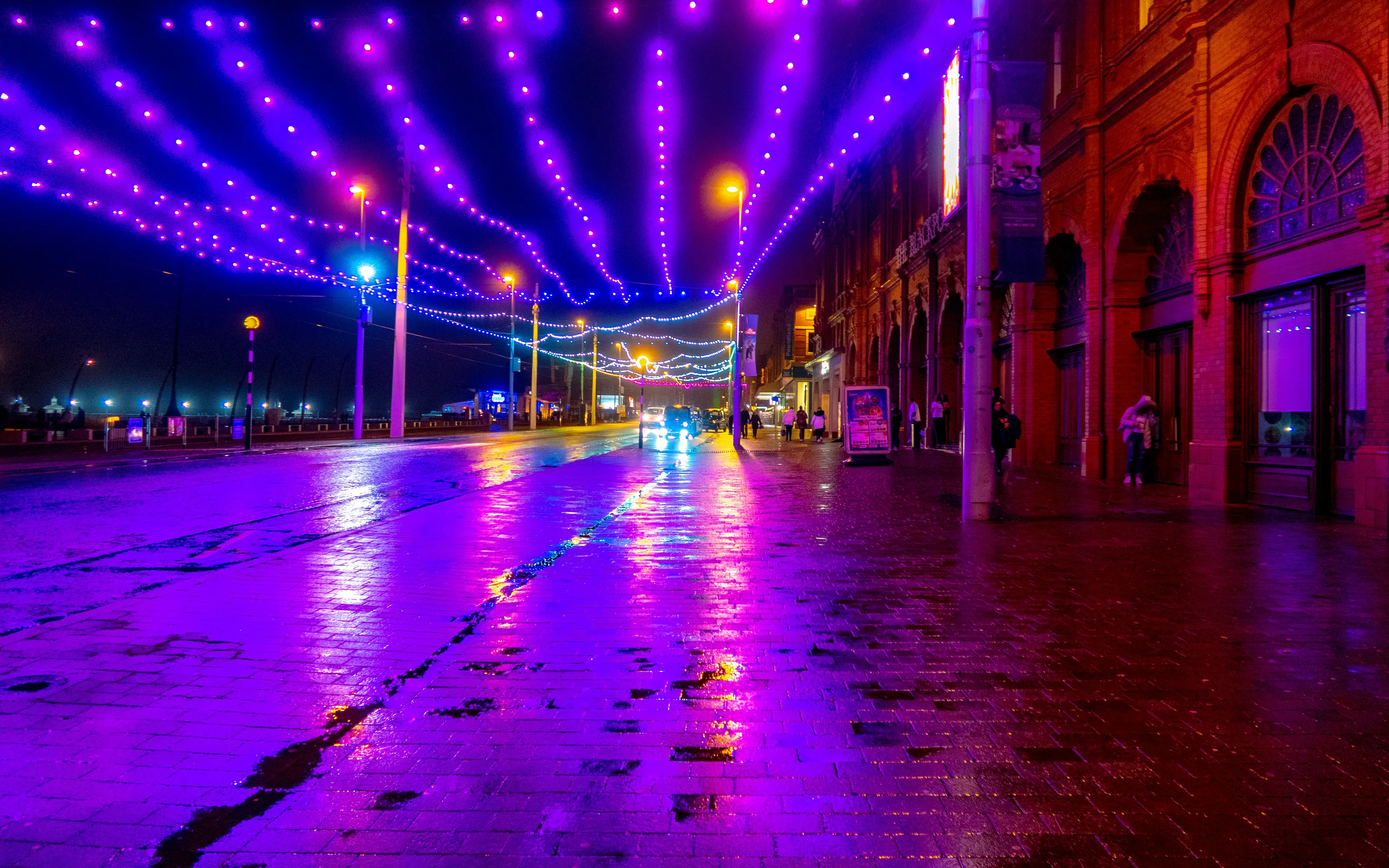 Christmas lights, Blackpool