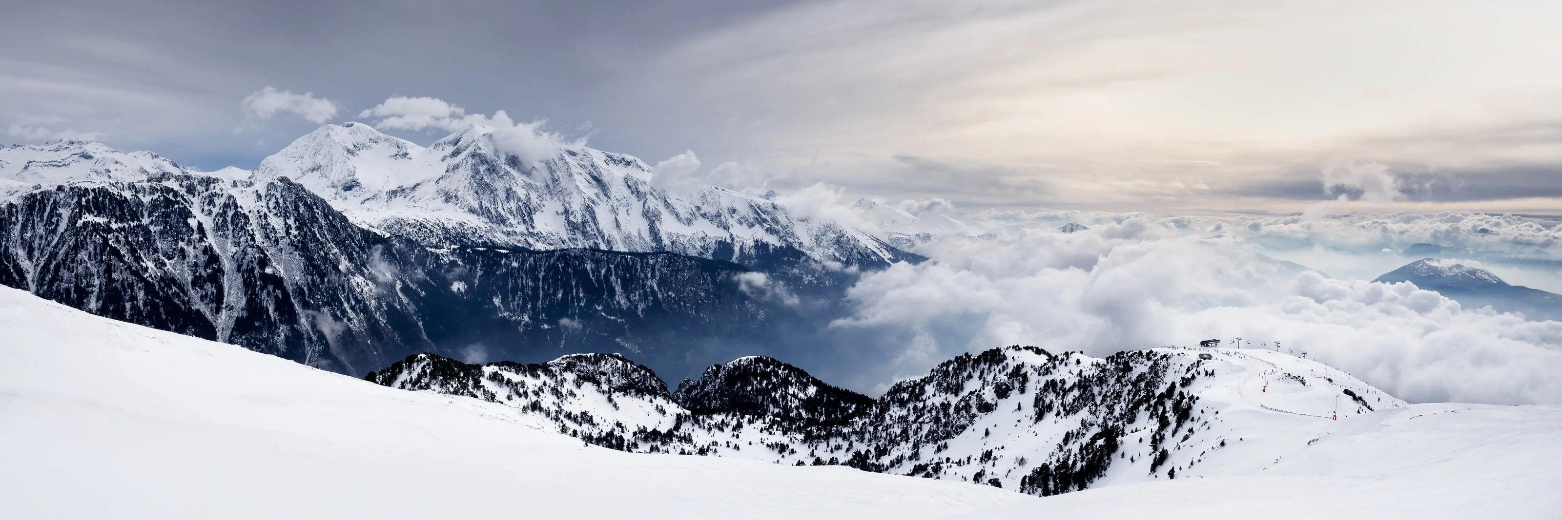 Over the clouds