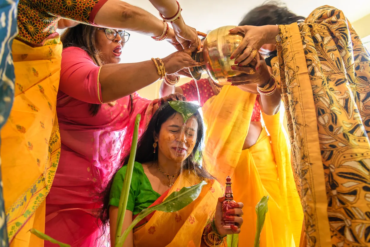 The Haldi Shower