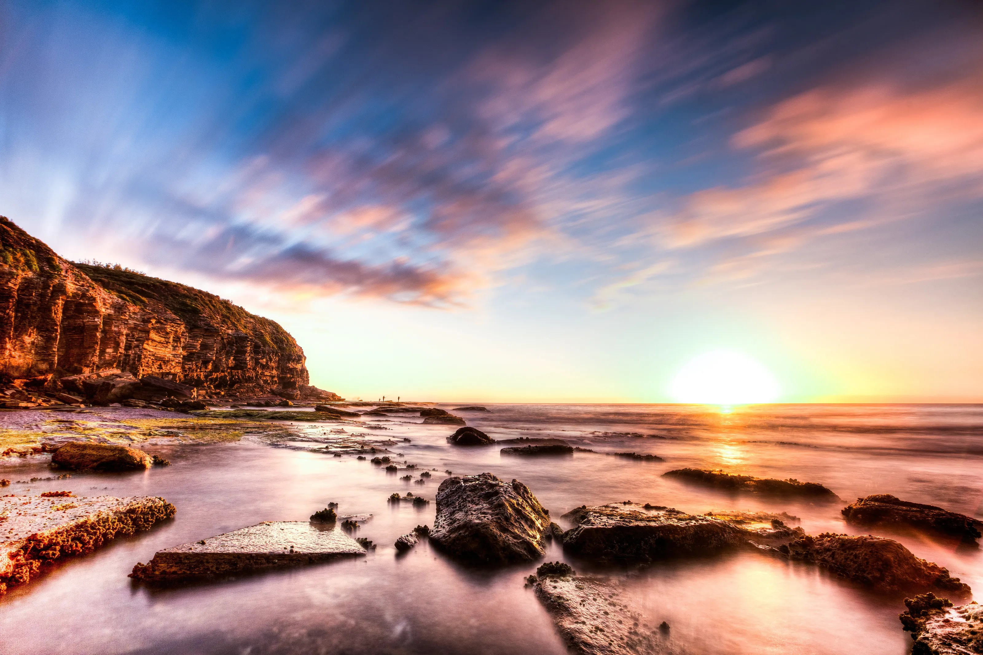 Sunshine on the rocks
