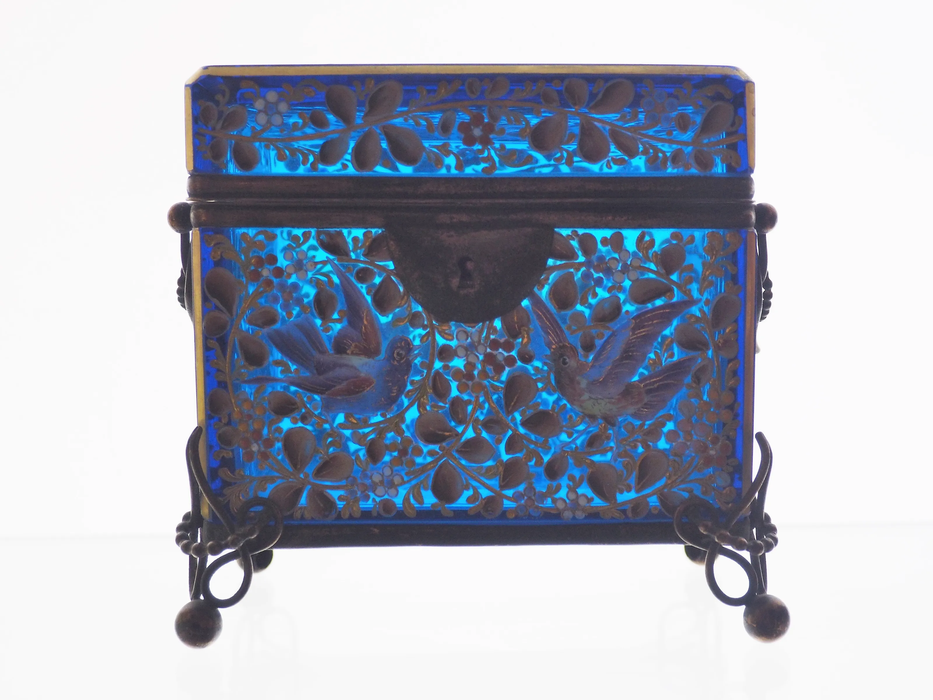 glass jewelry box