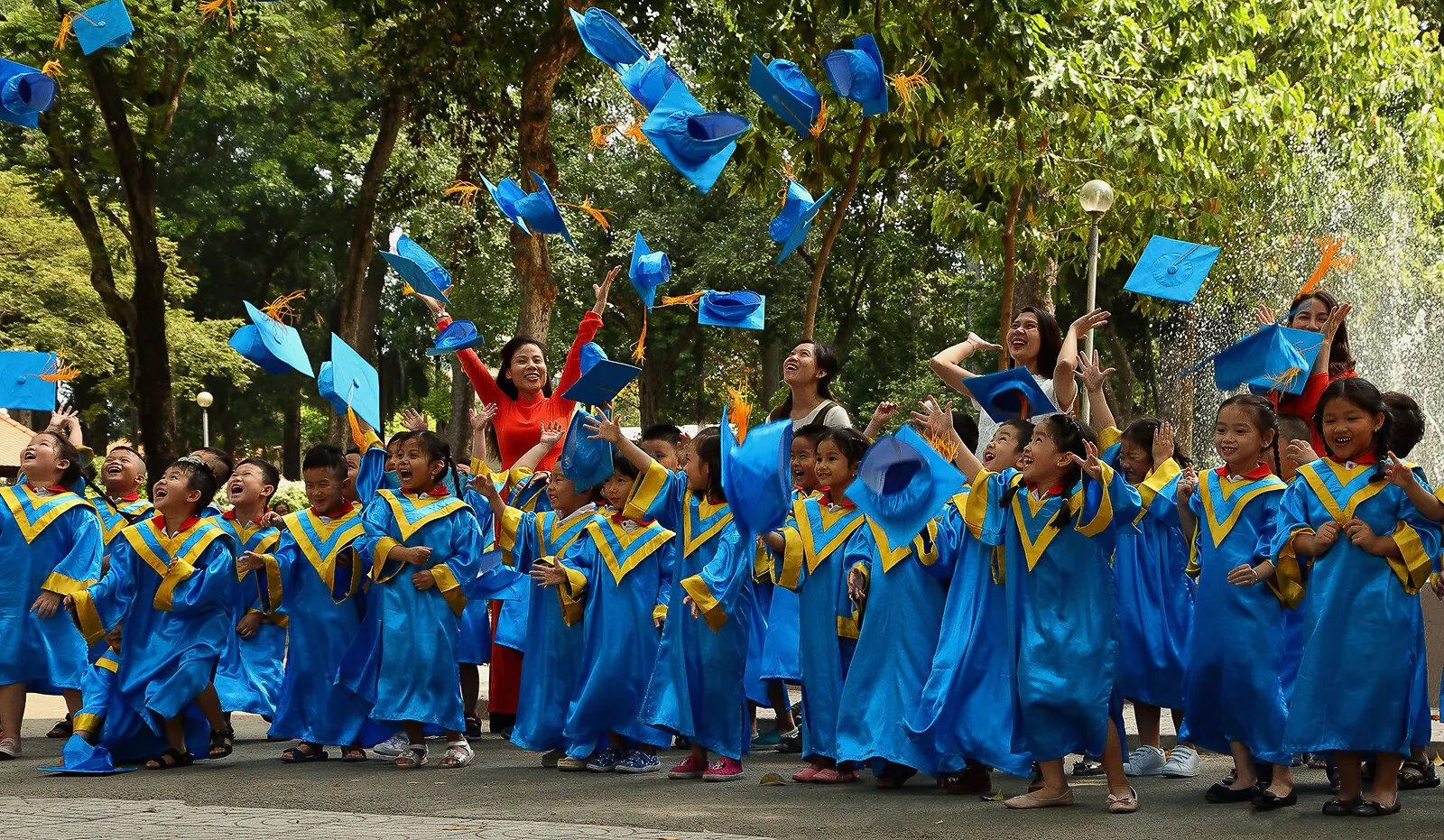 End of term celebrations Saigon