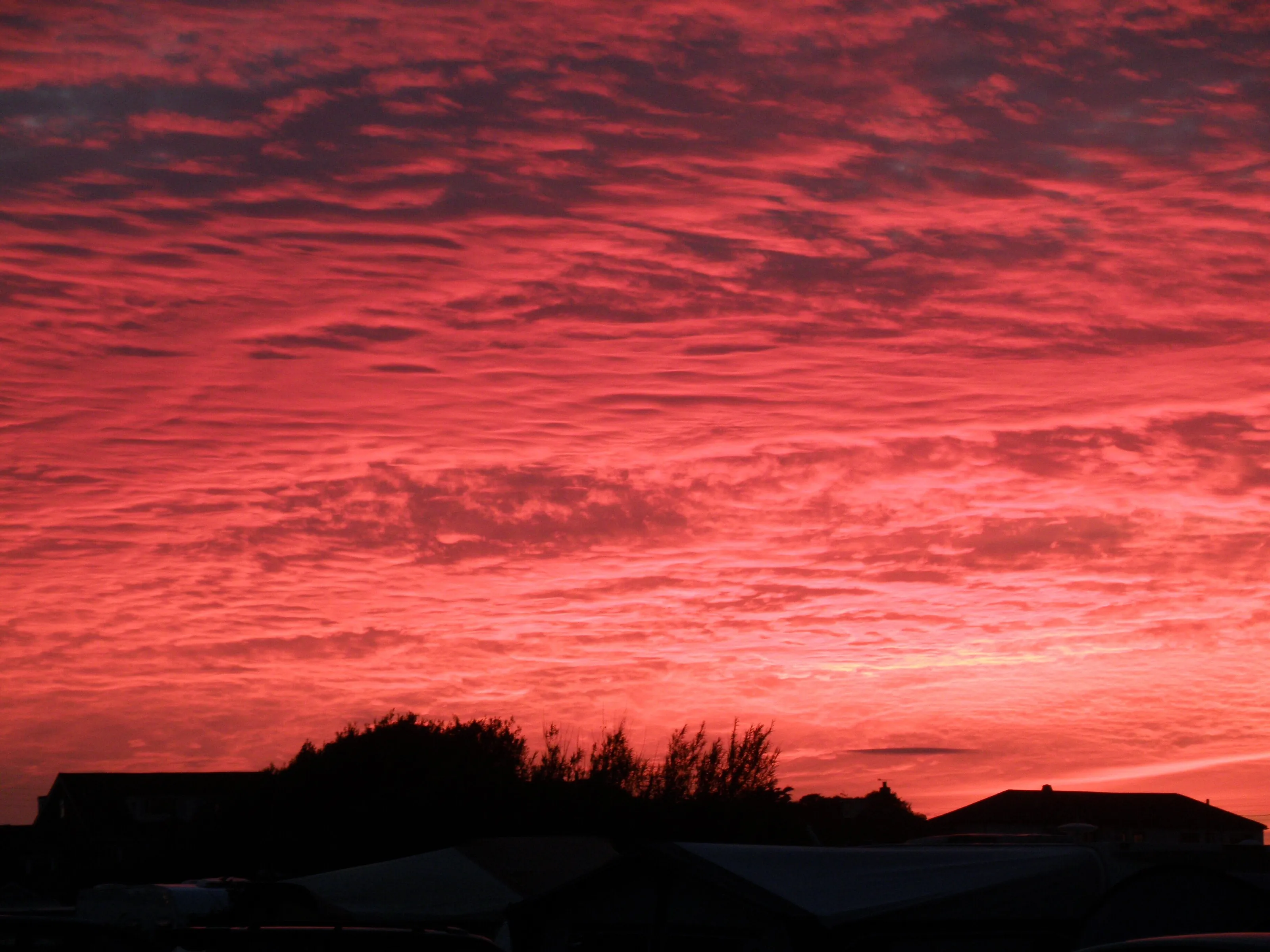 Sunset over Somerset.